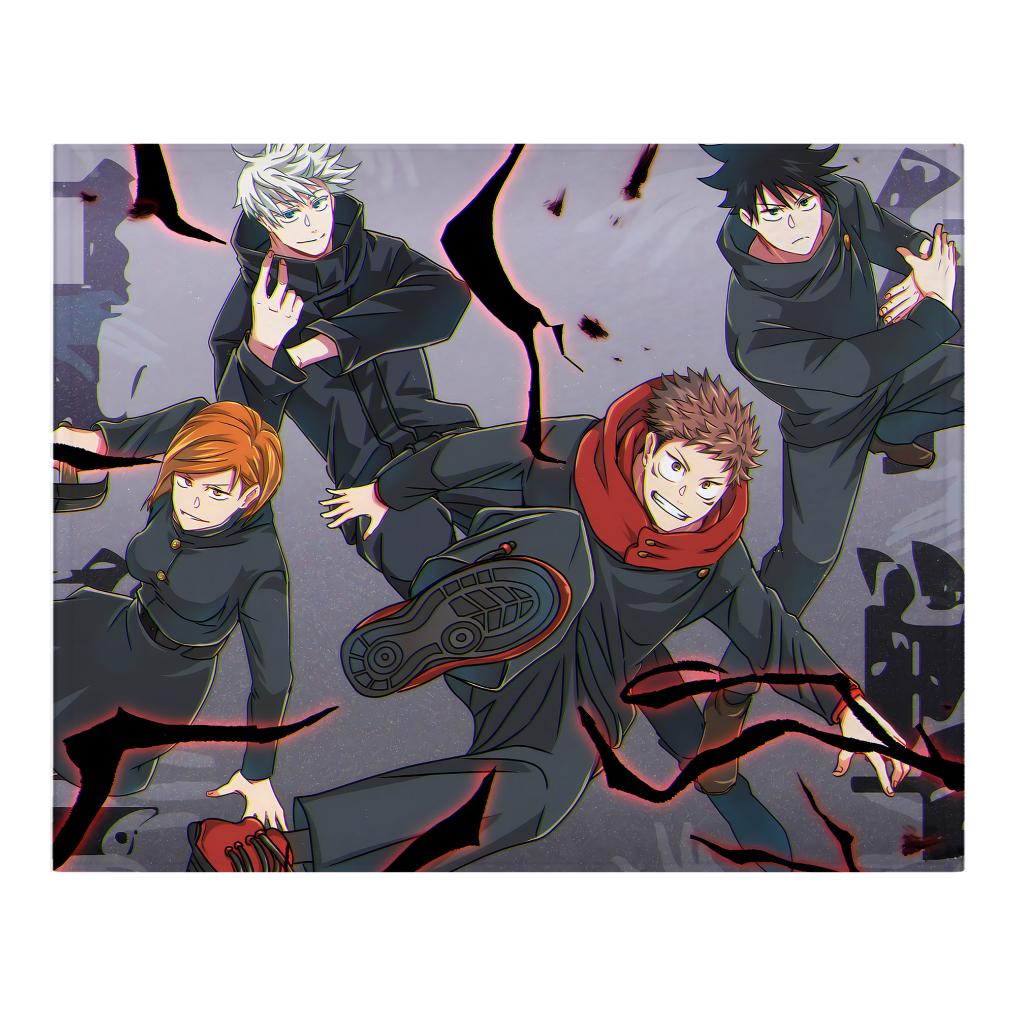 （画像用） 呪術廻戦 Jujutsu Kaisen フランネルブランケット・多サイズ対応（横型）