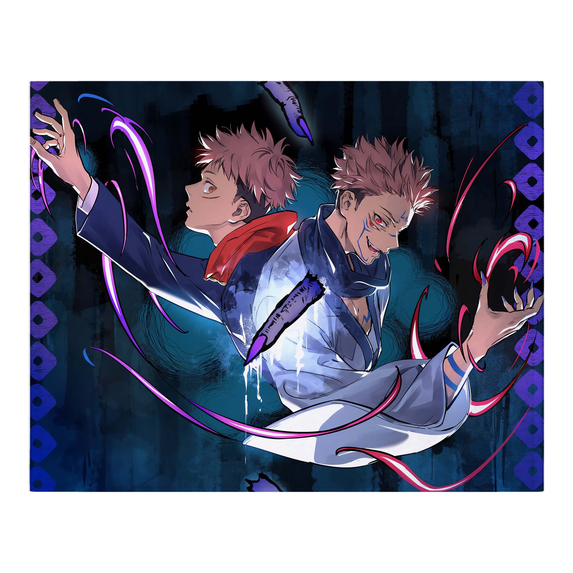 （画像用） 呪術廻戦 Jujutsu Kaisen フランネルブランケット・多サイズ対応（横型）
