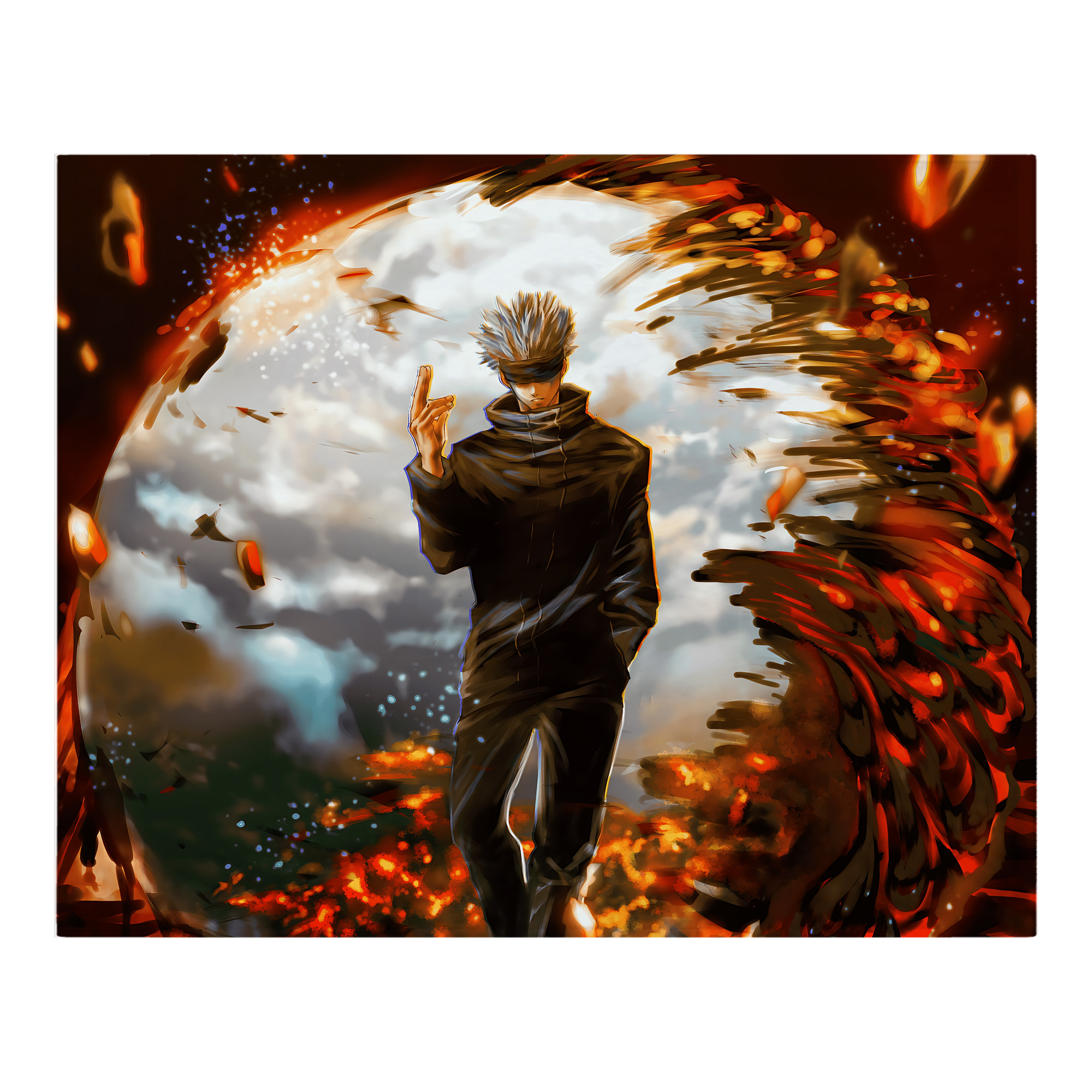 （画像用） 呪術廻戦 Jujutsu Kaisen フランネルブランケット・多サイズ対応（横型）