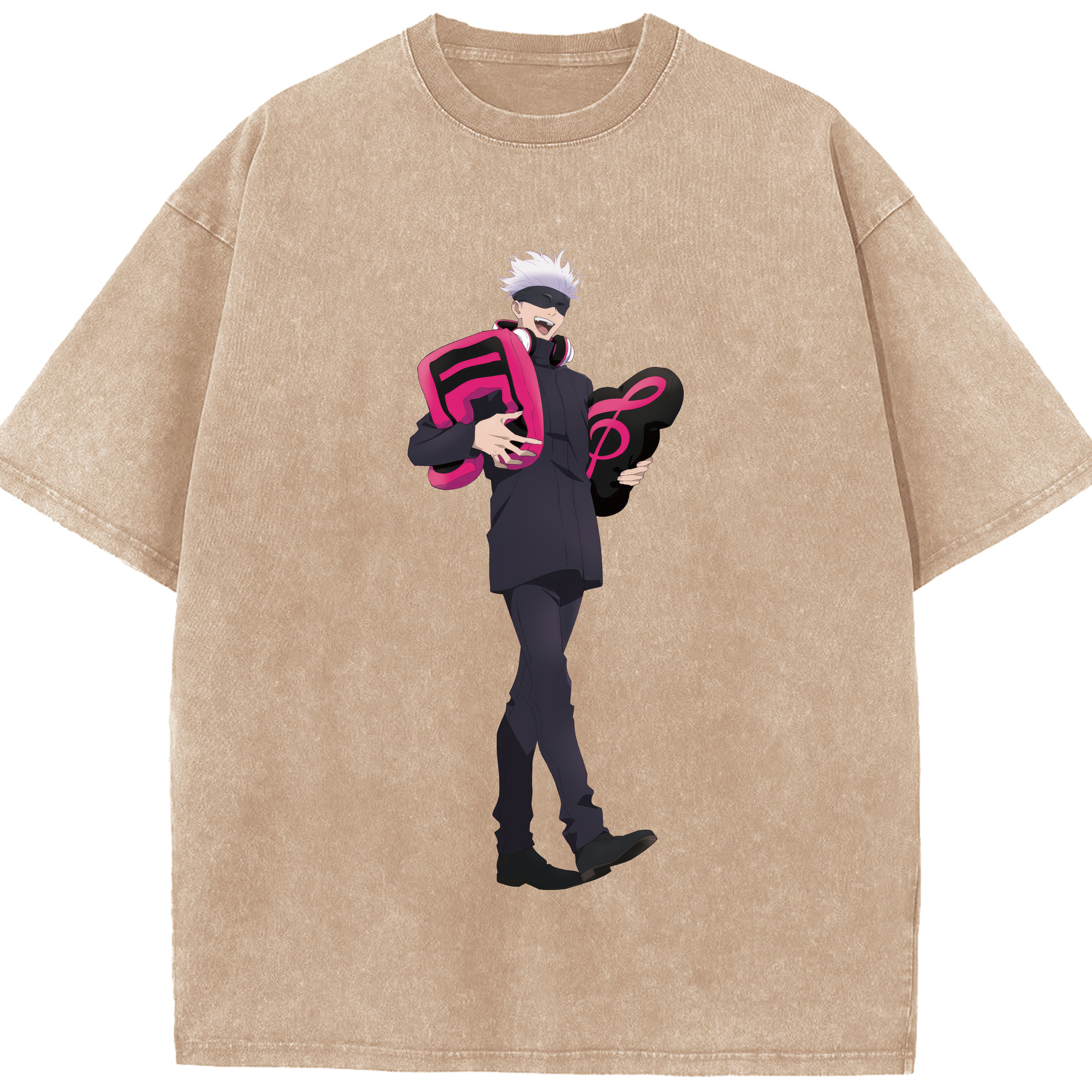 （画像用） 呪術廻戦 Jujutsu Kaisen 綿100% ヴィンテージ風 半袖Tシャツ（フロントプリント）