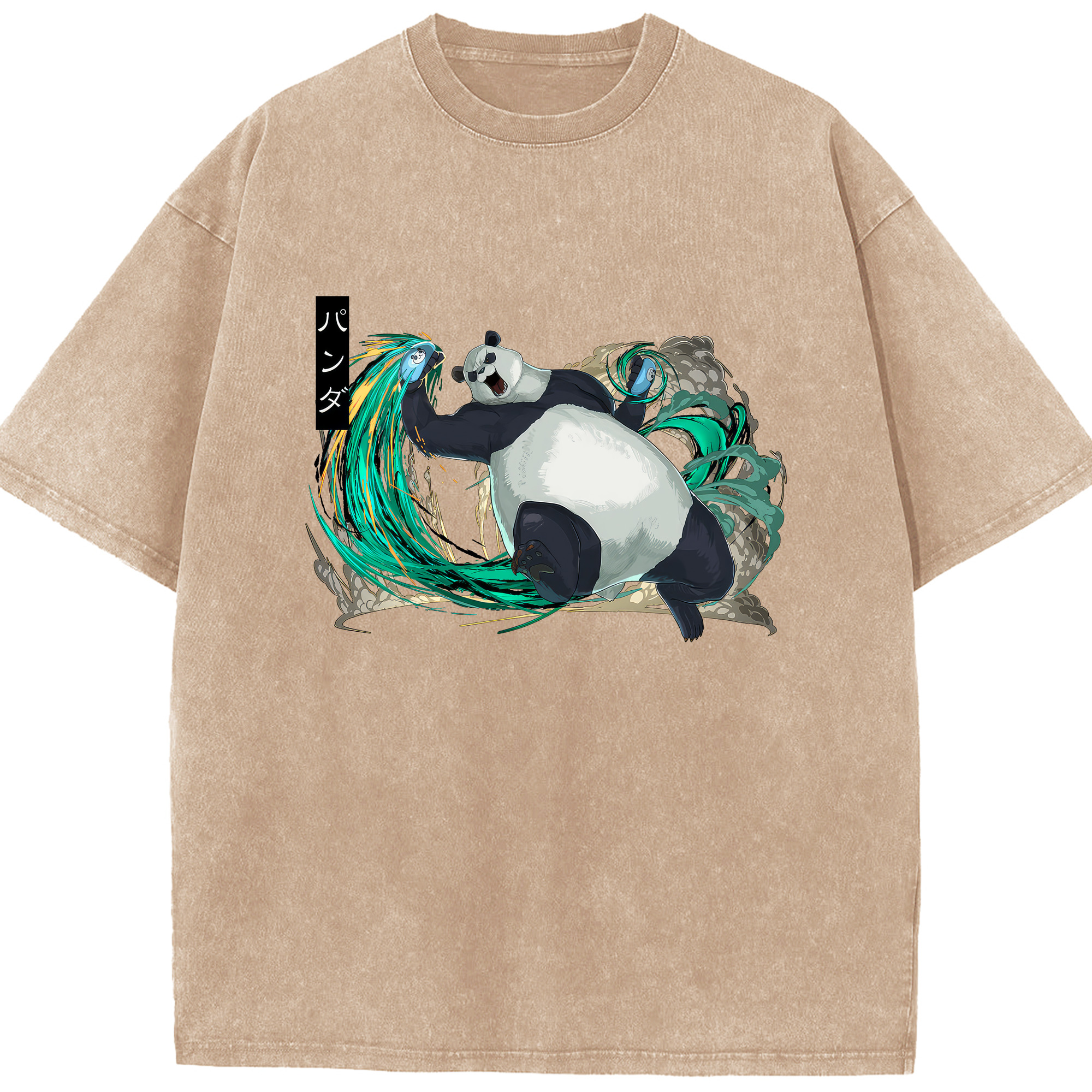 （画像用） 呪術廻戦 Jujutsu Kaisen 綿100% ヴィンテージ風 半袖Tシャツ（フロントプリント）