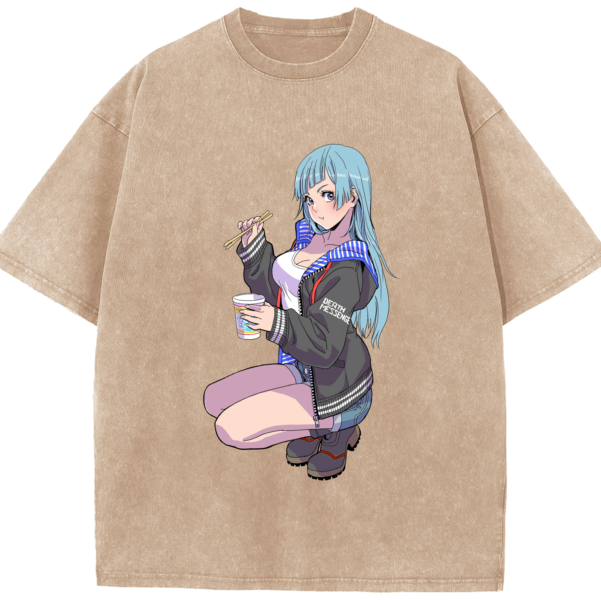 （画像用） 呪術廻戦 Jujutsu Kaisen 綿100% ヴィンテージ風 半袖Tシャツ（フロントプリント）