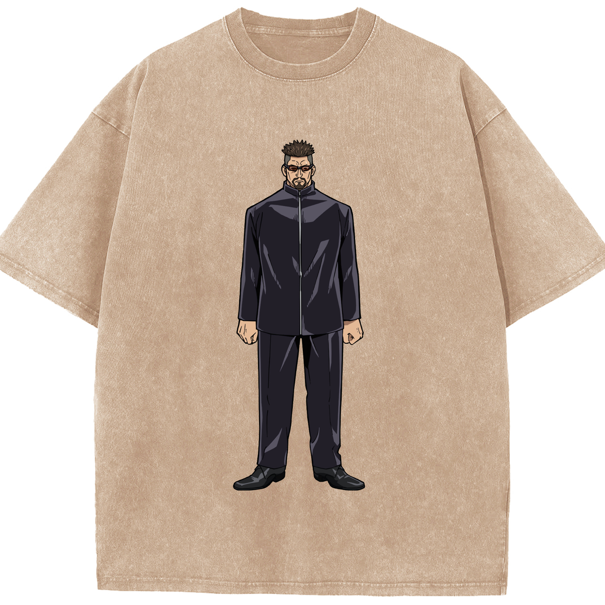 （画像用） 呪術廻戦 Jujutsu Kaisen 綿100% ヴィンテージ風 半袖Tシャツ（フロントプリント）