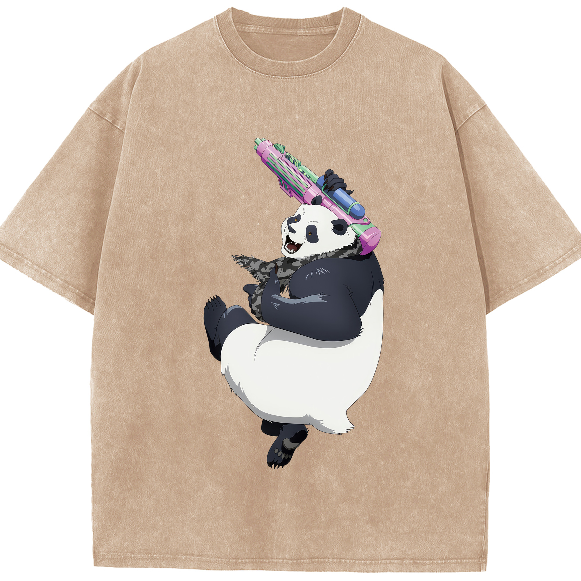 （画像用） 呪術廻戦 Jujutsu Kaisen 綿100% ヴィンテージ風 半袖Tシャツ（フロントプリント）