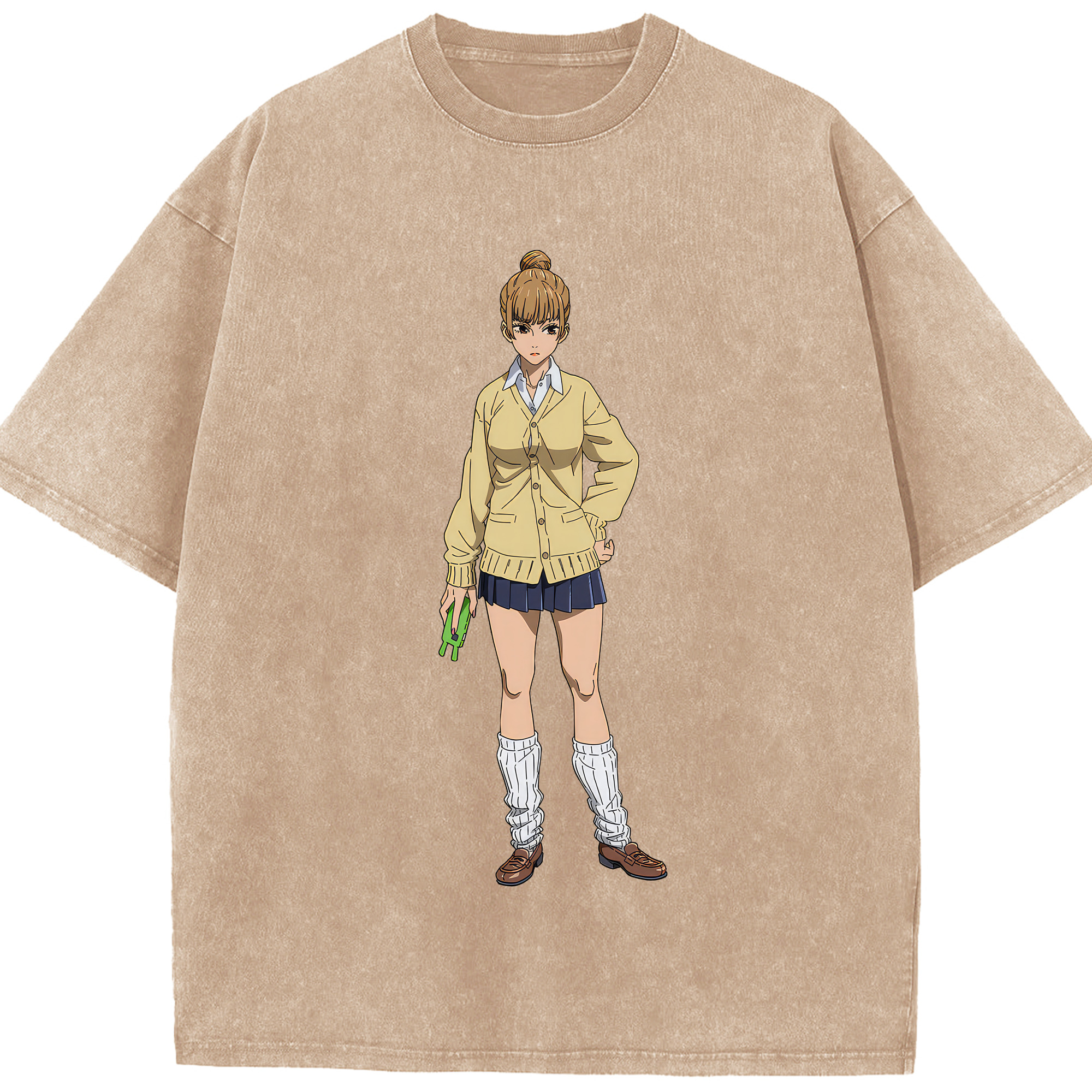 （画像用） 呪術廻戦 Jujutsu Kaisen 綿100% ヴィンテージ風 半袖Tシャツ（フロントプリント）