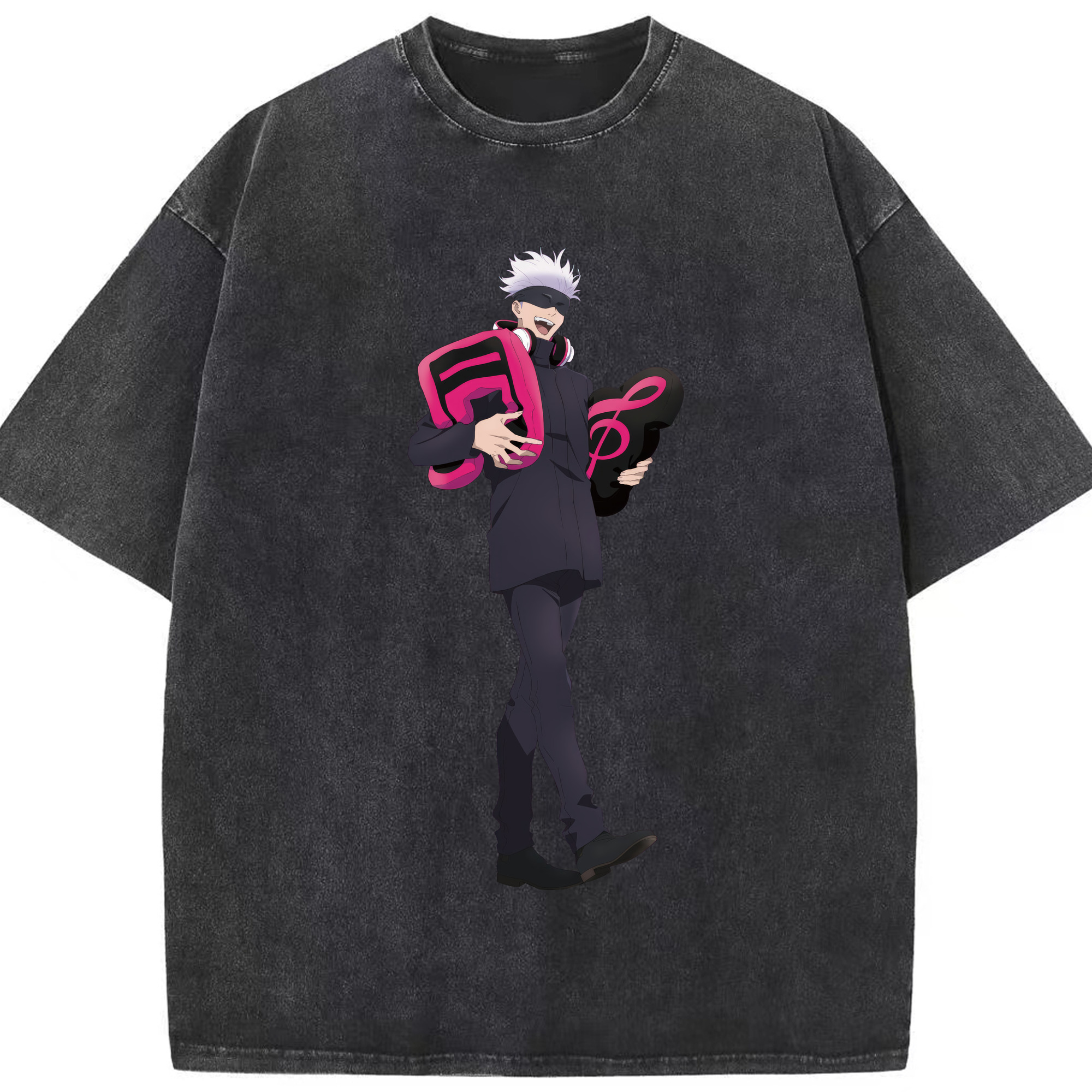 （画像用） 呪術廻戦 Jujutsu Kaisen 綿100% ヴィンテージ風 半袖Tシャツ（フロントプリント）