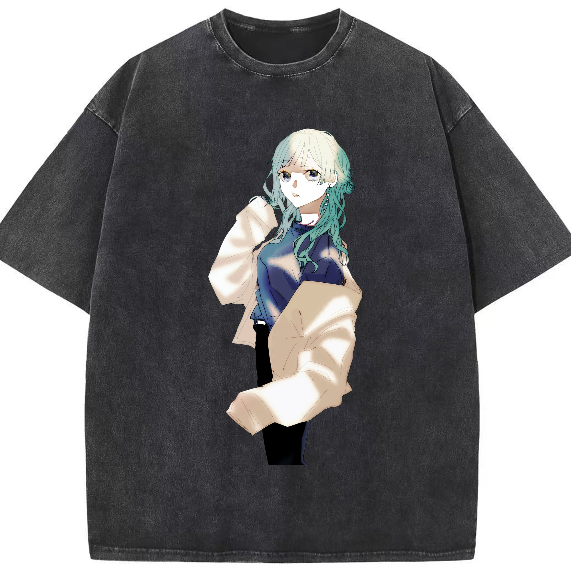 （画像用） 呪術廻戦 Jujutsu Kaisen 綿100% ヴィンテージ風 半袖Tシャツ（フロントプリント）