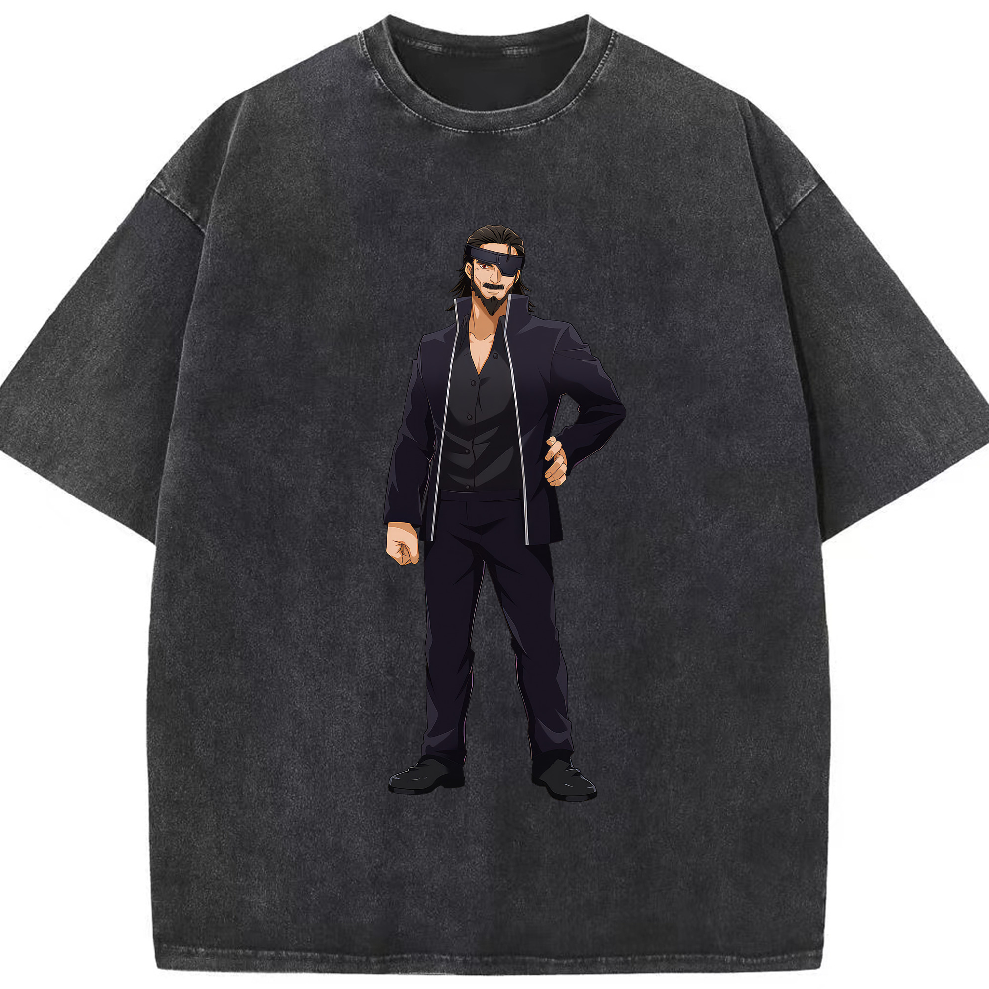 （画像用） 呪術廻戦 Jujutsu Kaisen 綿100% ヴィンテージ風 半袖Tシャツ（フロントプリント）