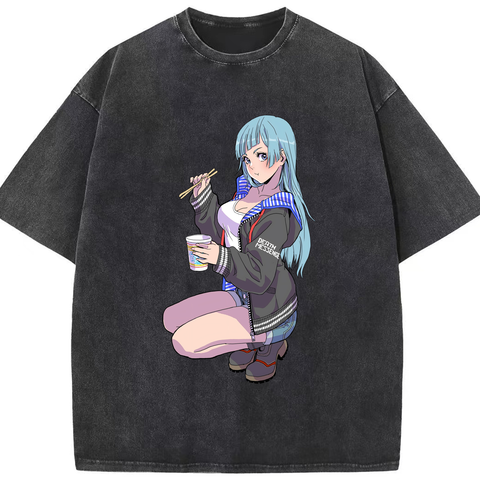 （画像用） 呪術廻戦 Jujutsu Kaisen 綿100% ヴィンテージ風 半袖Tシャツ（フロントプリント）