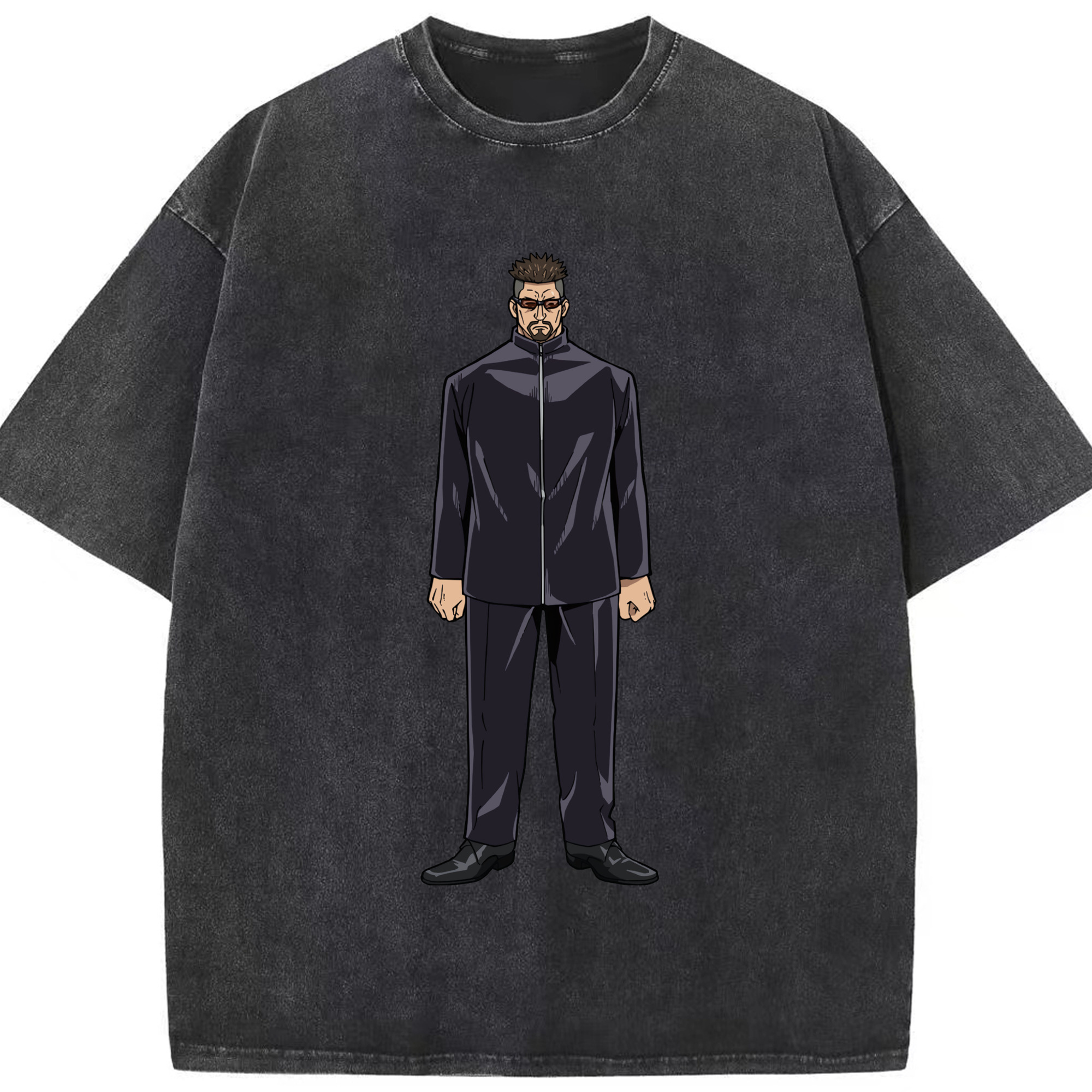 （画像用） 呪術廻戦 Jujutsu Kaisen 綿100% ヴィンテージ風 半袖Tシャツ（フロントプリント）