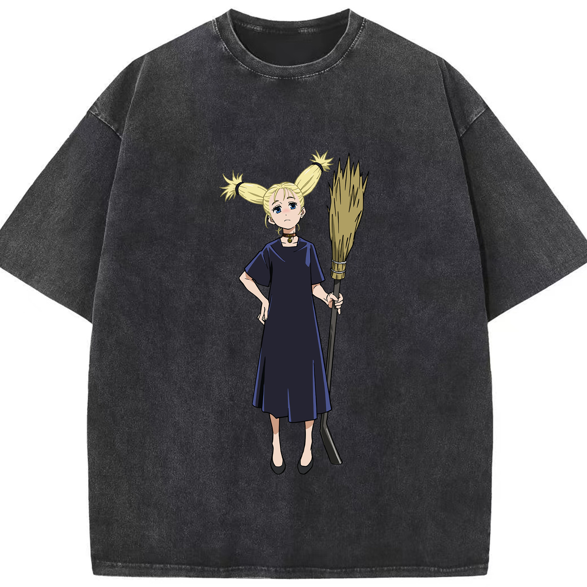 （画像用） 呪術廻戦 Jujutsu Kaisen 綿100% ヴィンテージ風 半袖Tシャツ（フロントプリント）