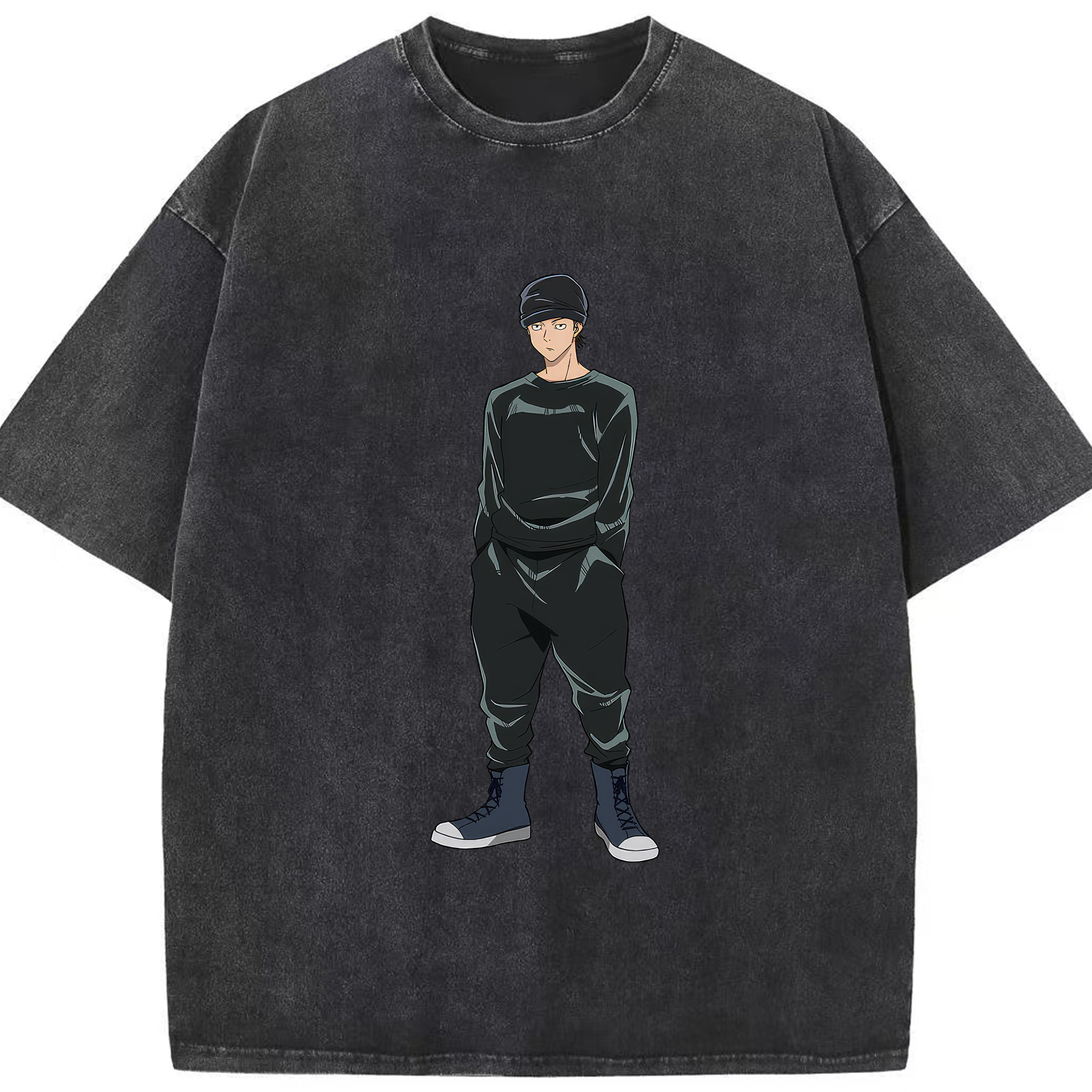 （画像用） 呪術廻戦 Jujutsu Kaisen 綿100% ヴィンテージ風 半袖Tシャツ（フロントプリント）