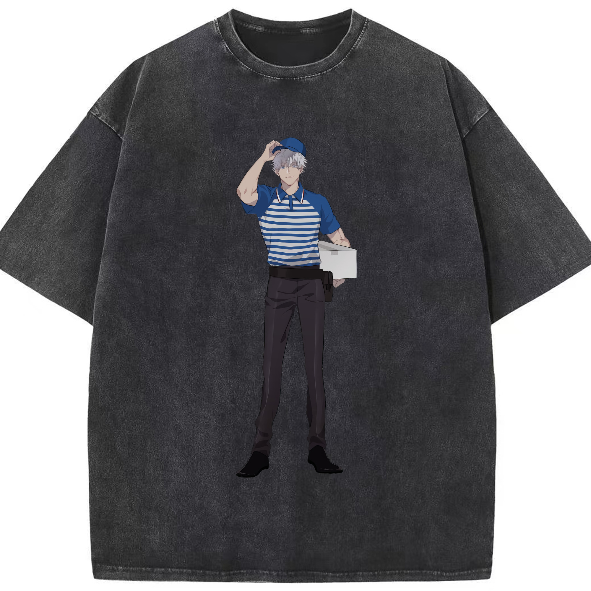 （画像用） 呪術廻戦 Jujutsu Kaisen 綿100% ヴィンテージ風 半袖Tシャツ（フロントプリント）