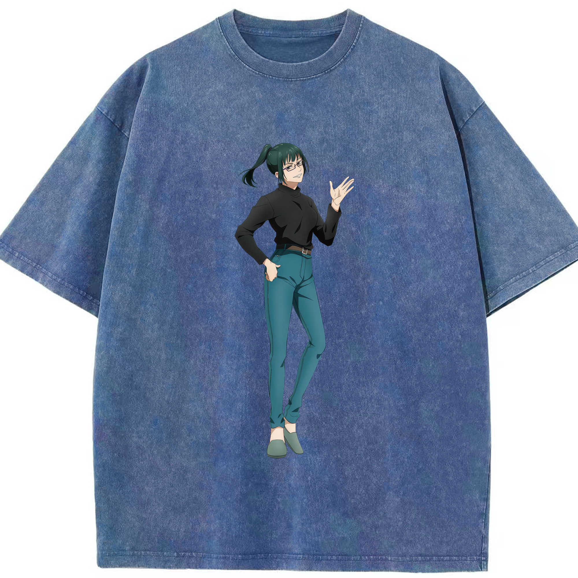 （画像用） 呪術廻戦 Jujutsu Kaisen 綿100% ヴィンテージ風 半袖Tシャツ（フロントプリント）