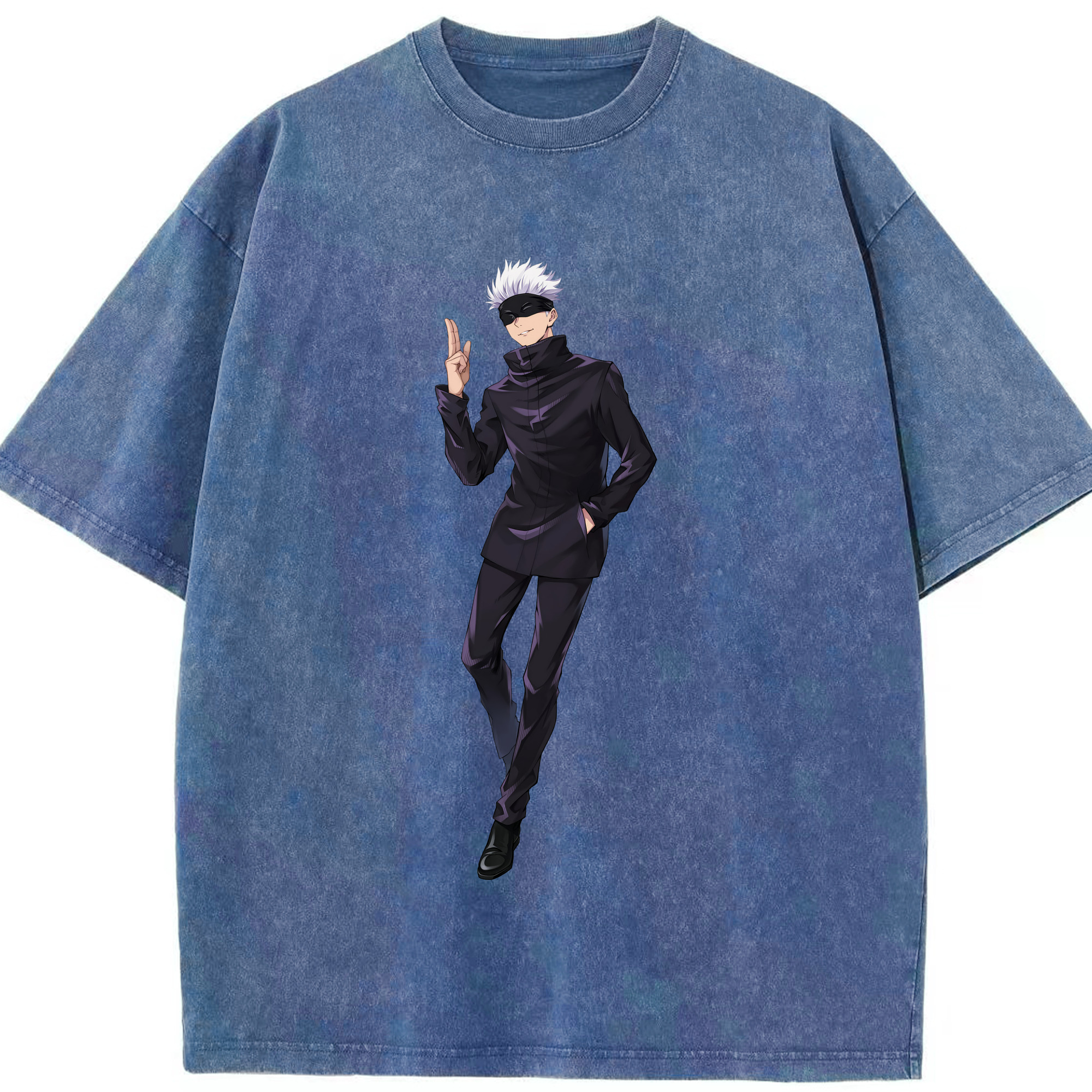 （画像用） 呪術廻戦 Jujutsu Kaisen 綿100% ヴィンテージ風 半袖Tシャツ（フロントプリント）