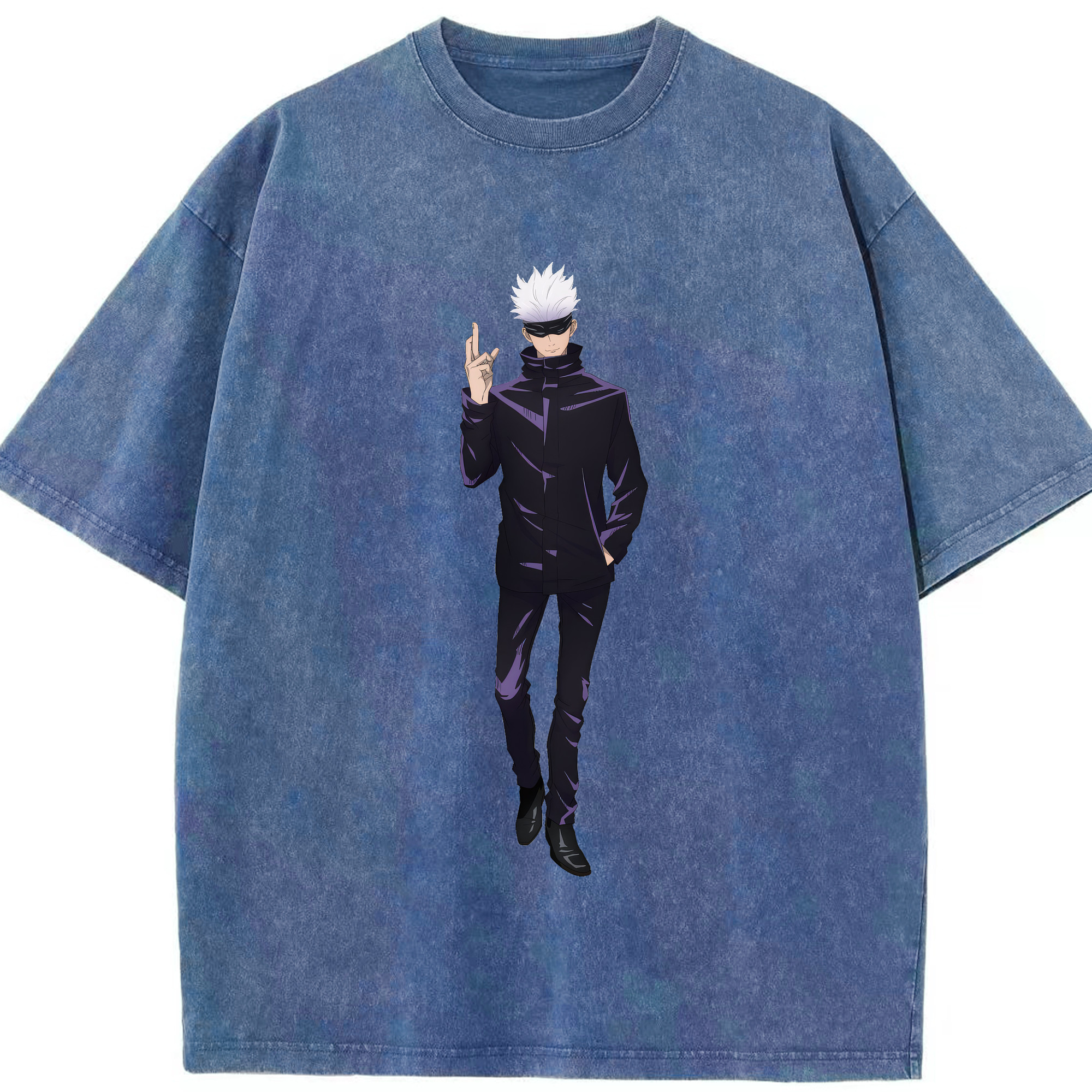 （画像用） 呪術廻戦 Jujutsu Kaisen 綿100% ヴィンテージ風 半袖Tシャツ（フロントプリント）