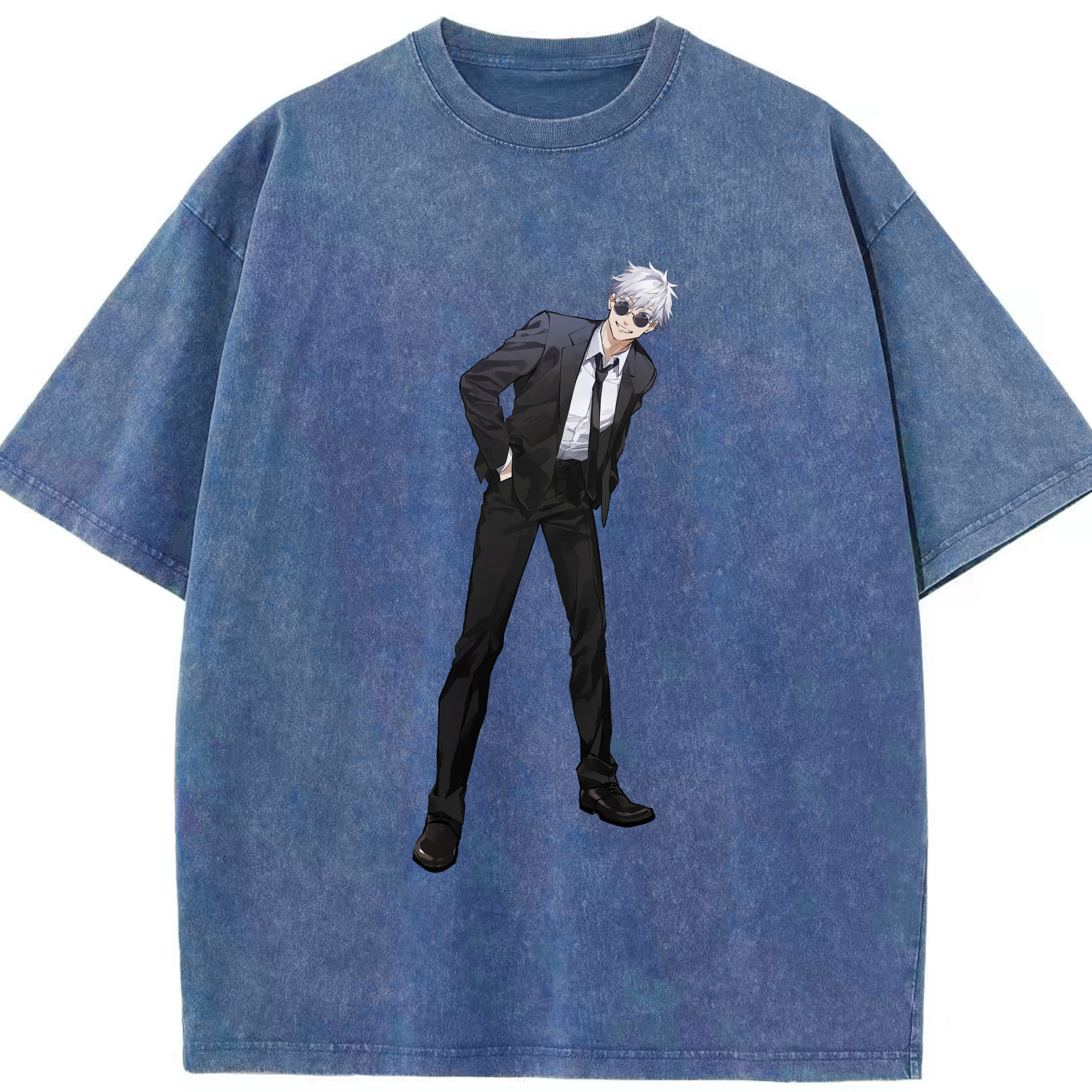 （画像用） 呪術廻戦 Jujutsu Kaisen 綿100% ヴィンテージ風 半袖Tシャツ（フロントプリント）