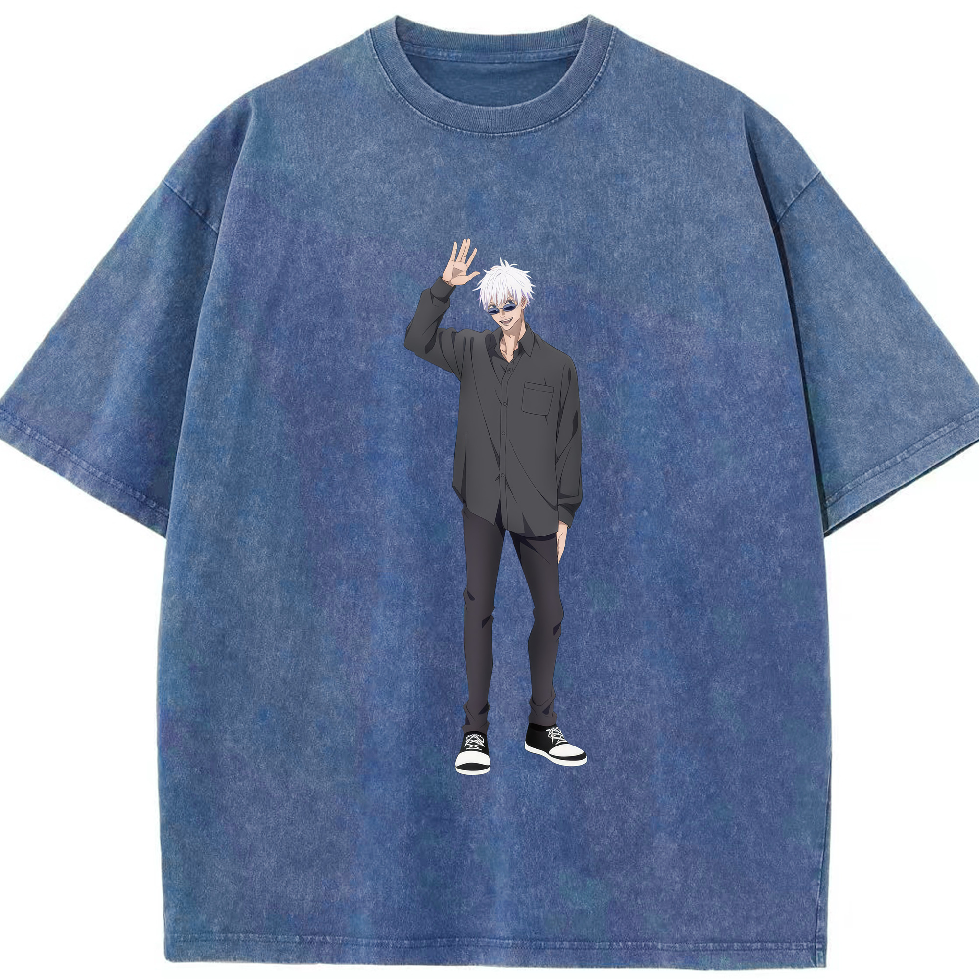（画像用） 呪術廻戦 Jujutsu Kaisen 綿100% ヴィンテージ風 半袖Tシャツ（フロントプリント）