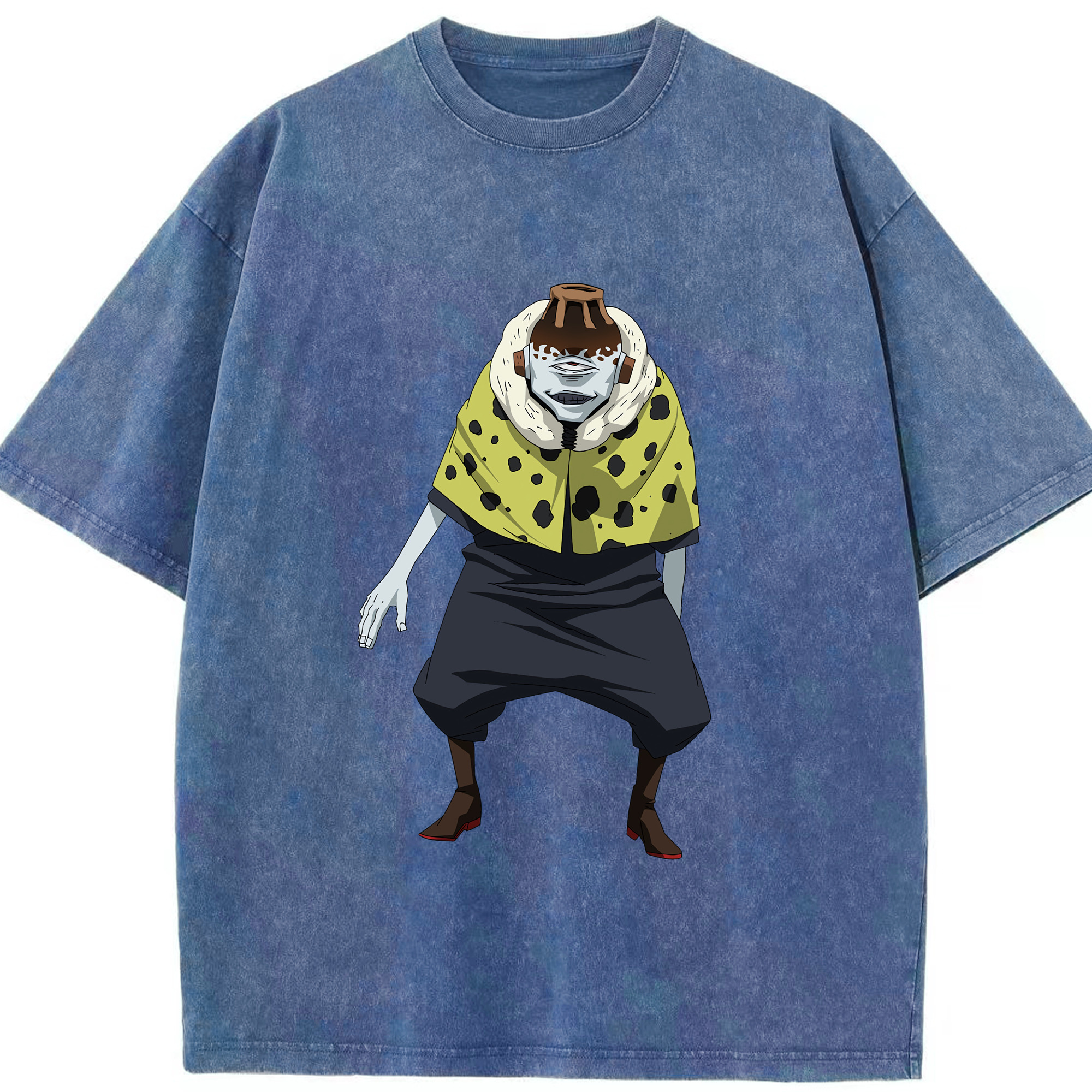 （画像用） 呪術廻戦 Jujutsu Kaisen 綿100% ヴィンテージ風 半袖Tシャツ（フロントプリント）