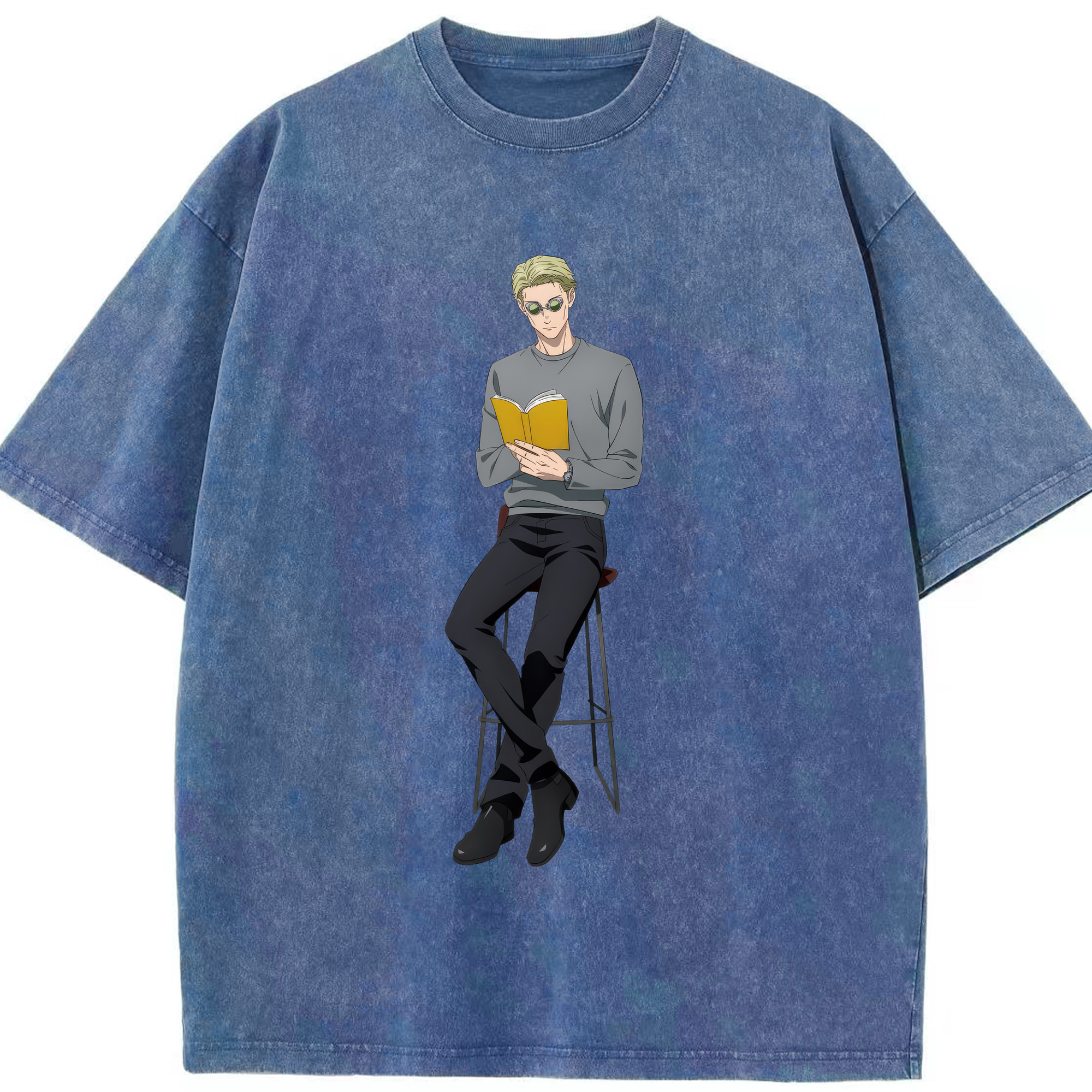 （画像用） 呪術廻戦 Jujutsu Kaisen 綿100% ヴィンテージ風 半袖Tシャツ（フロントプリント）