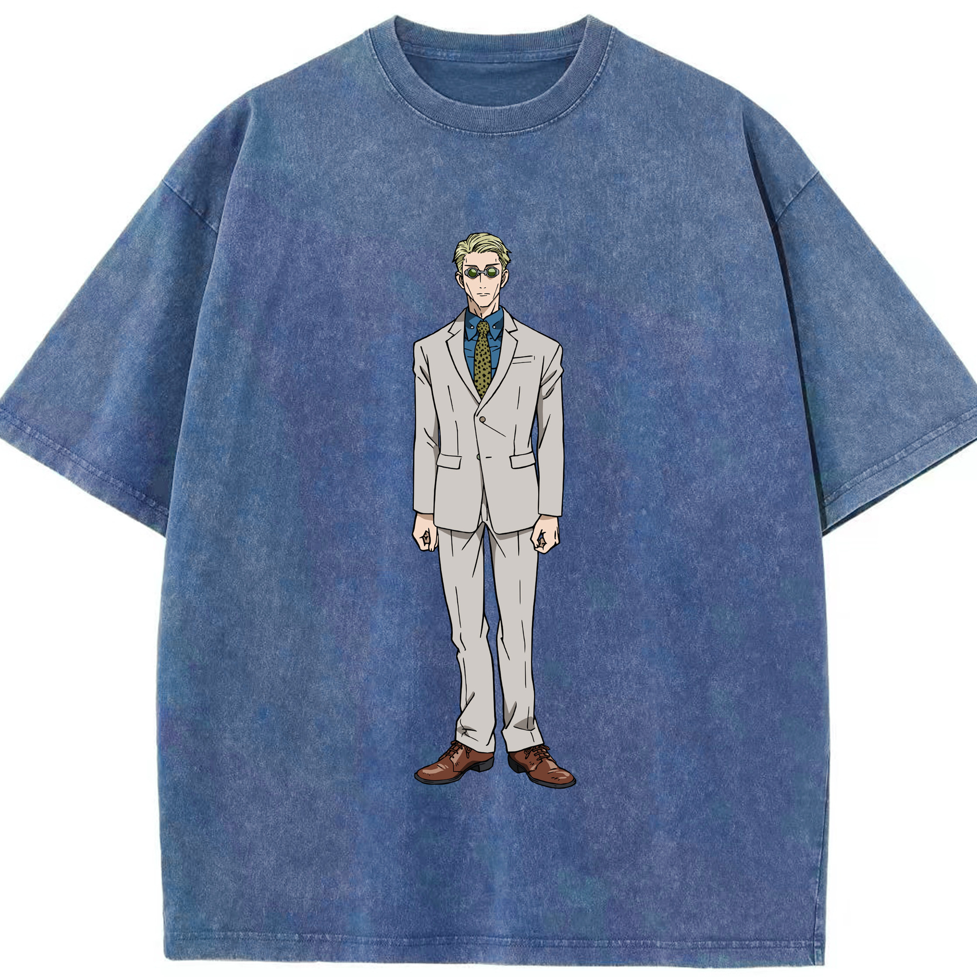 （画像用） 呪術廻戦 Jujutsu Kaisen 綿100% ヴィンテージ風 半袖Tシャツ（フロントプリント）