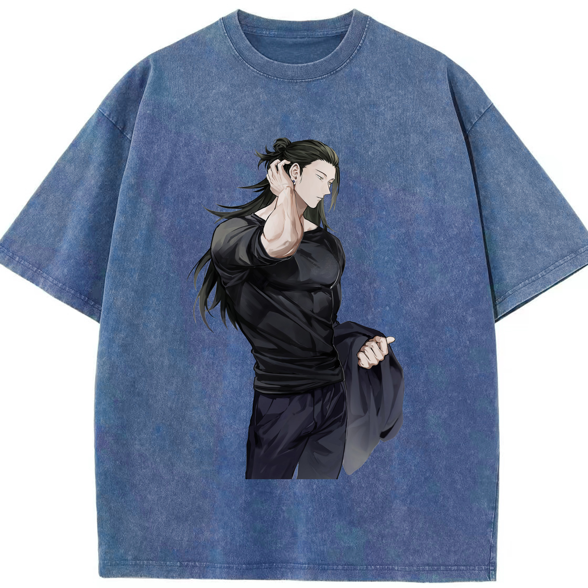 （画像用） 呪術廻戦 Jujutsu Kaisen 綿100% ヴィンテージ風 半袖Tシャツ（フロントプリント）