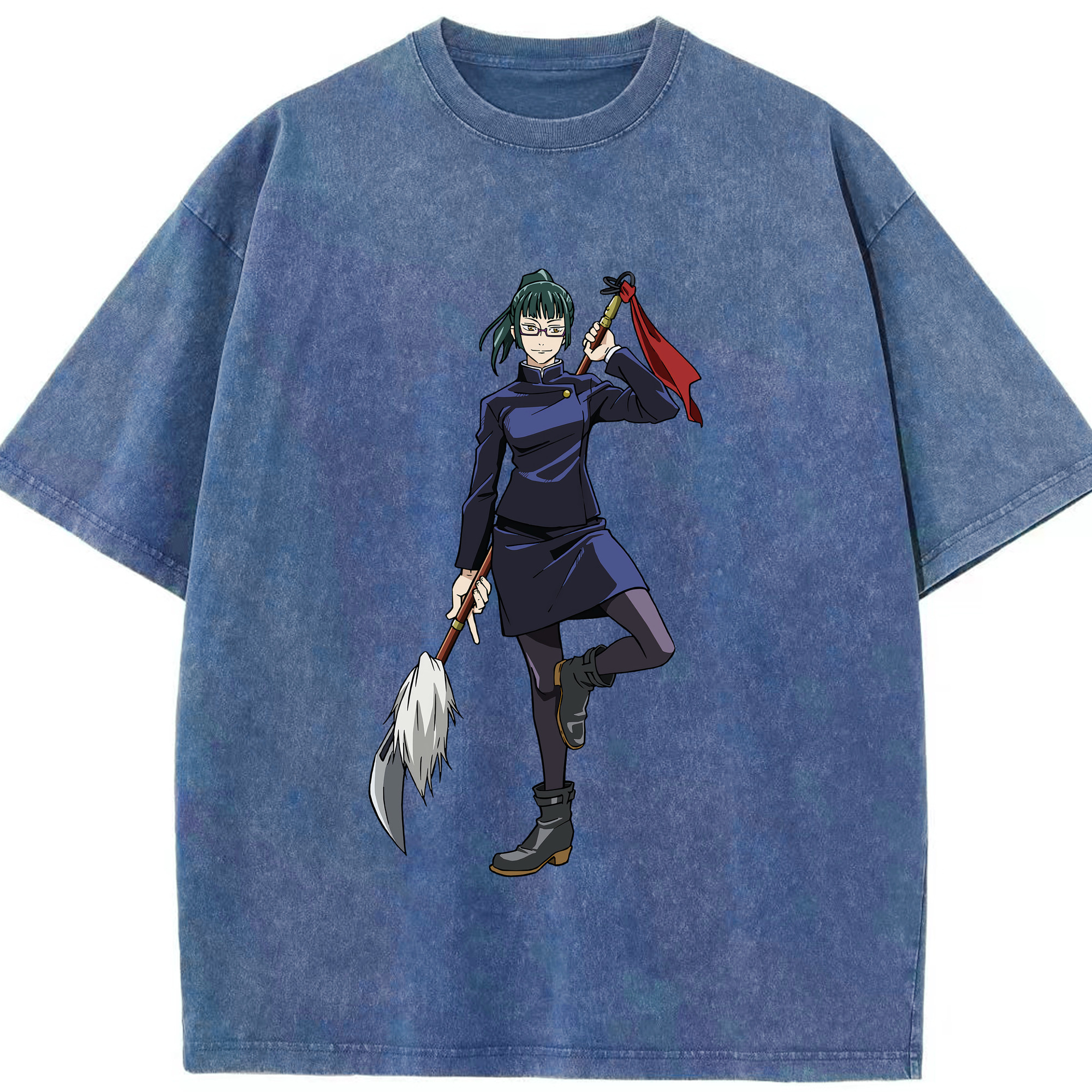 （画像用） 呪術廻戦 Jujutsu Kaisen 綿100% ヴィンテージ風 半袖Tシャツ（フロントプリント）