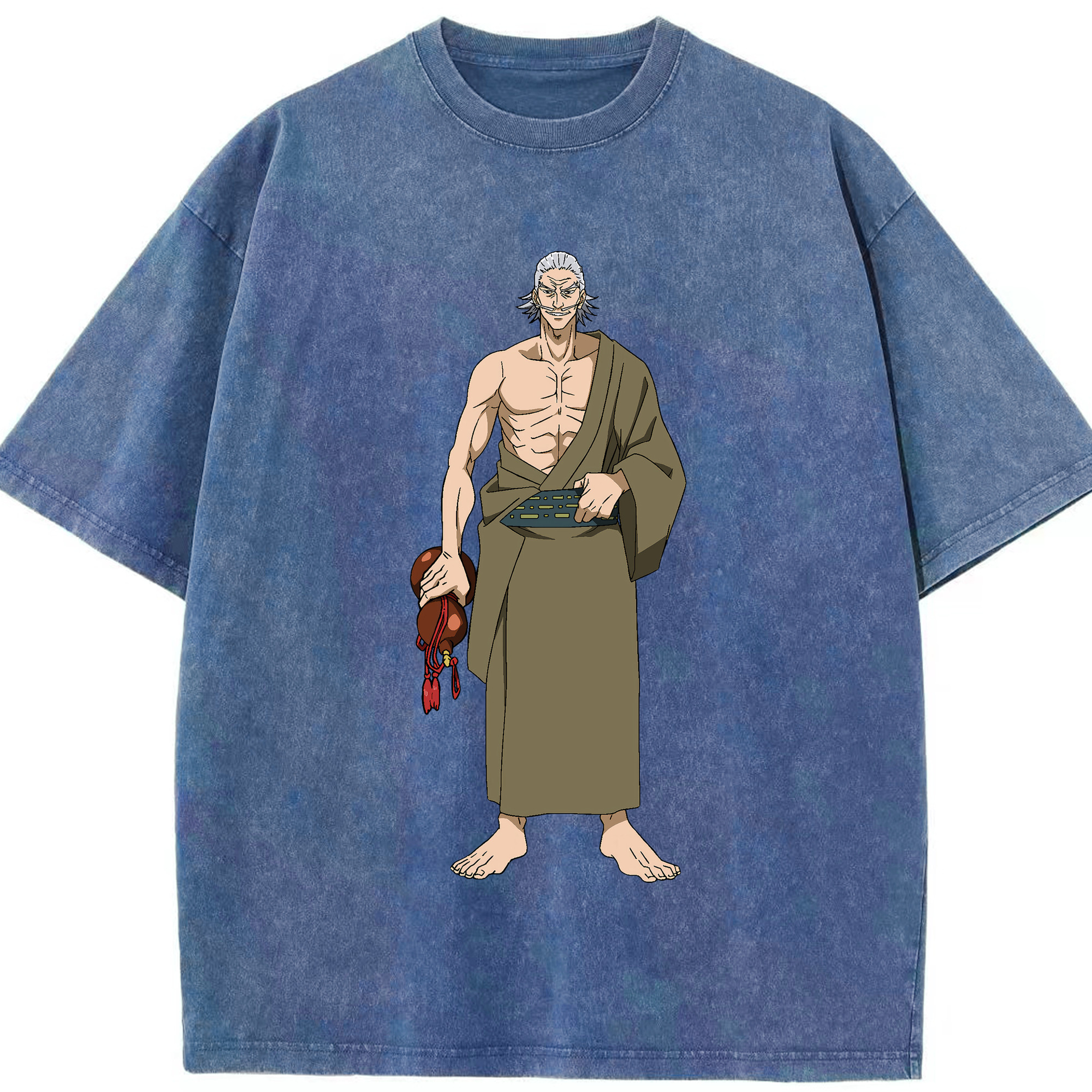 （画像用） 呪術廻戦 Jujutsu Kaisen 綿100% ヴィンテージ風 半袖Tシャツ（フロントプリント）