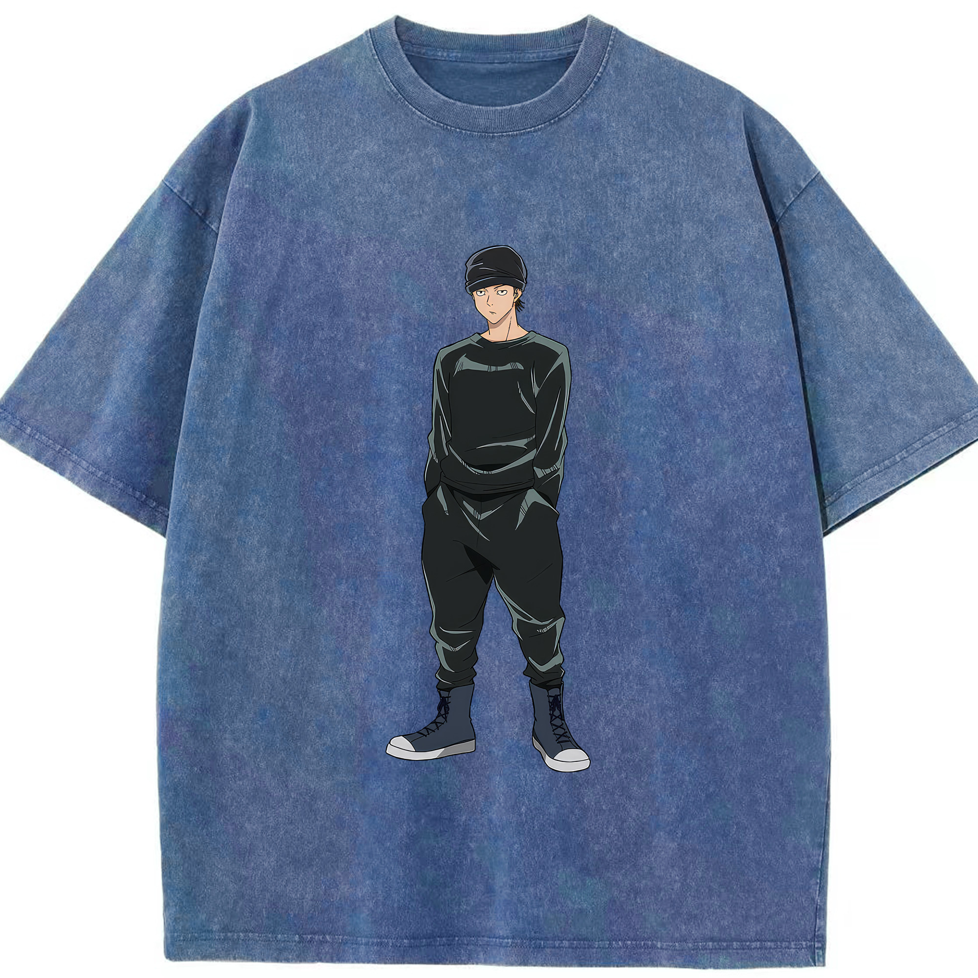 （画像用） 呪術廻戦 Jujutsu Kaisen 綿100% ヴィンテージ風 半袖Tシャツ（フロントプリント）