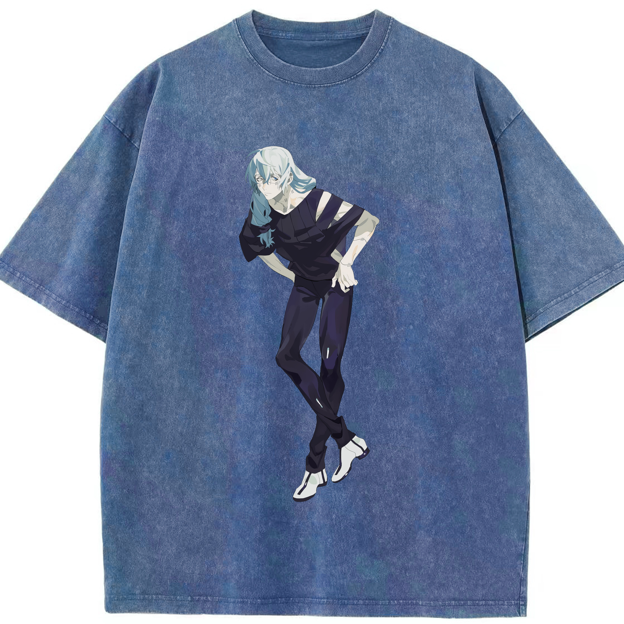 （画像用） 呪術廻戦 Jujutsu Kaisen 綿100% ヴィンテージ風 半袖Tシャツ（フロントプリント）