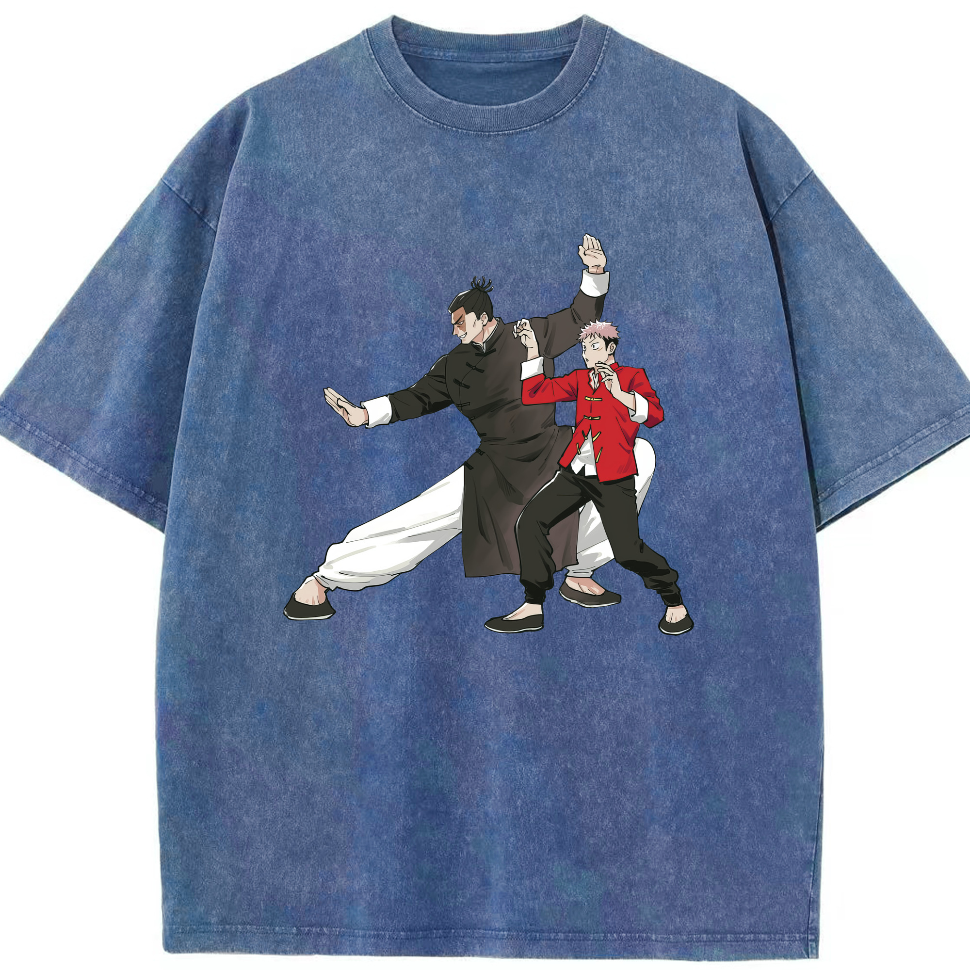 （画像用） 呪術廻戦 Jujutsu Kaisen 綿100% ヴィンテージ風 半袖Tシャツ（フロントプリント）