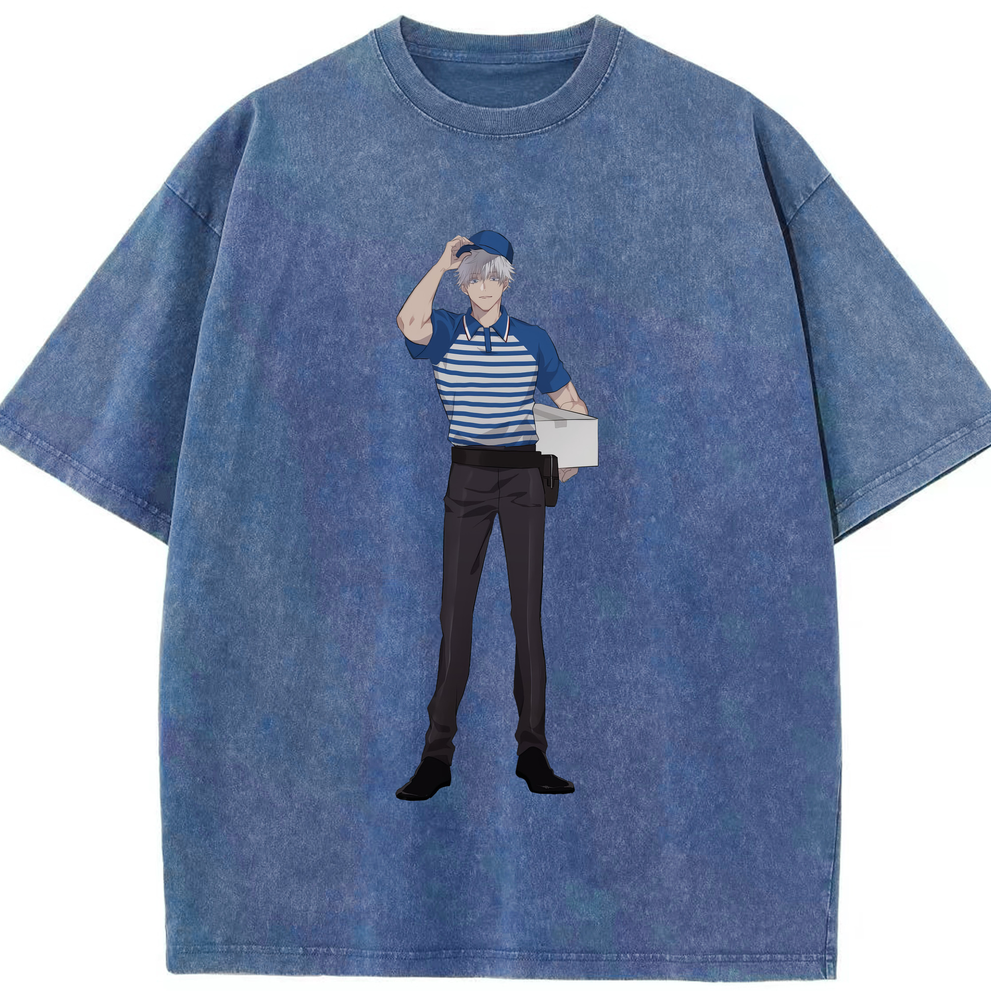 （画像用） 呪術廻戦 Jujutsu Kaisen 綿100% ヴィンテージ風 半袖Tシャツ（フロントプリント）