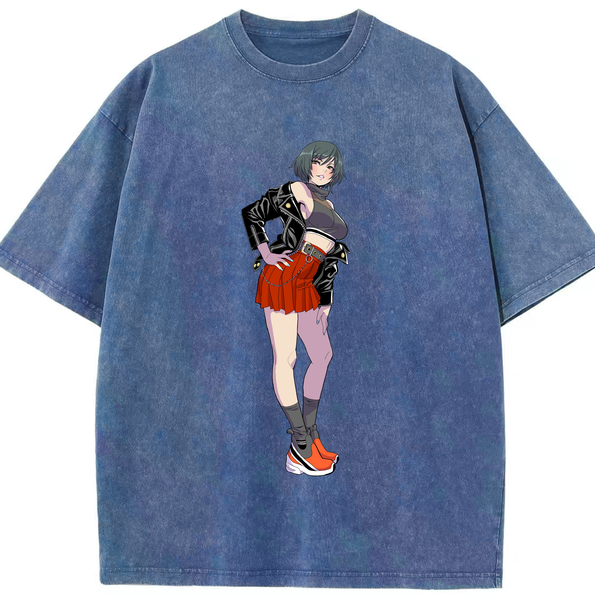 （画像用） 呪術廻戦 Jujutsu Kaisen 綿100% ヴィンテージ風 半袖Tシャツ（フロントプリント）