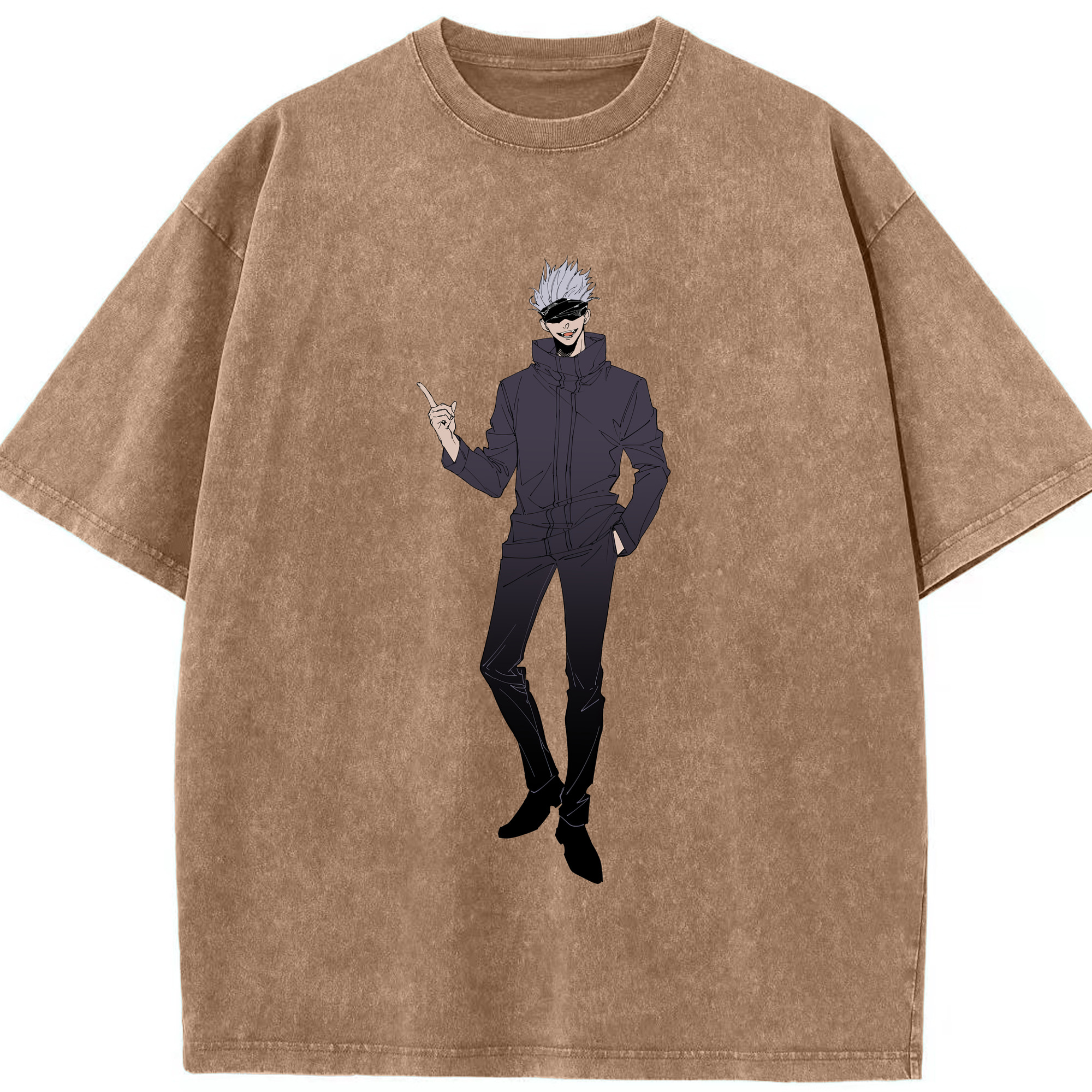 （画像用） 呪術廻戦 Jujutsu Kaisen 綿100% ヴィンテージ風 半袖Tシャツ（フロントプリント）
