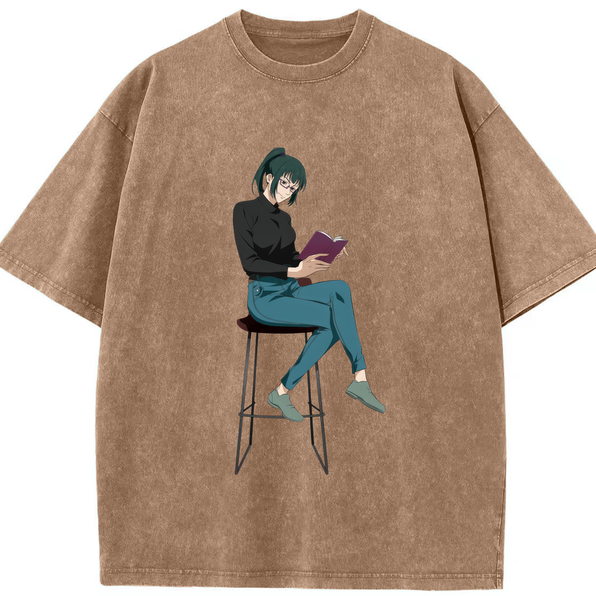 （画像用） 呪術廻戦 Jujutsu Kaisen 綿100% ヴィンテージ風 半袖Tシャツ（フロントプリント）