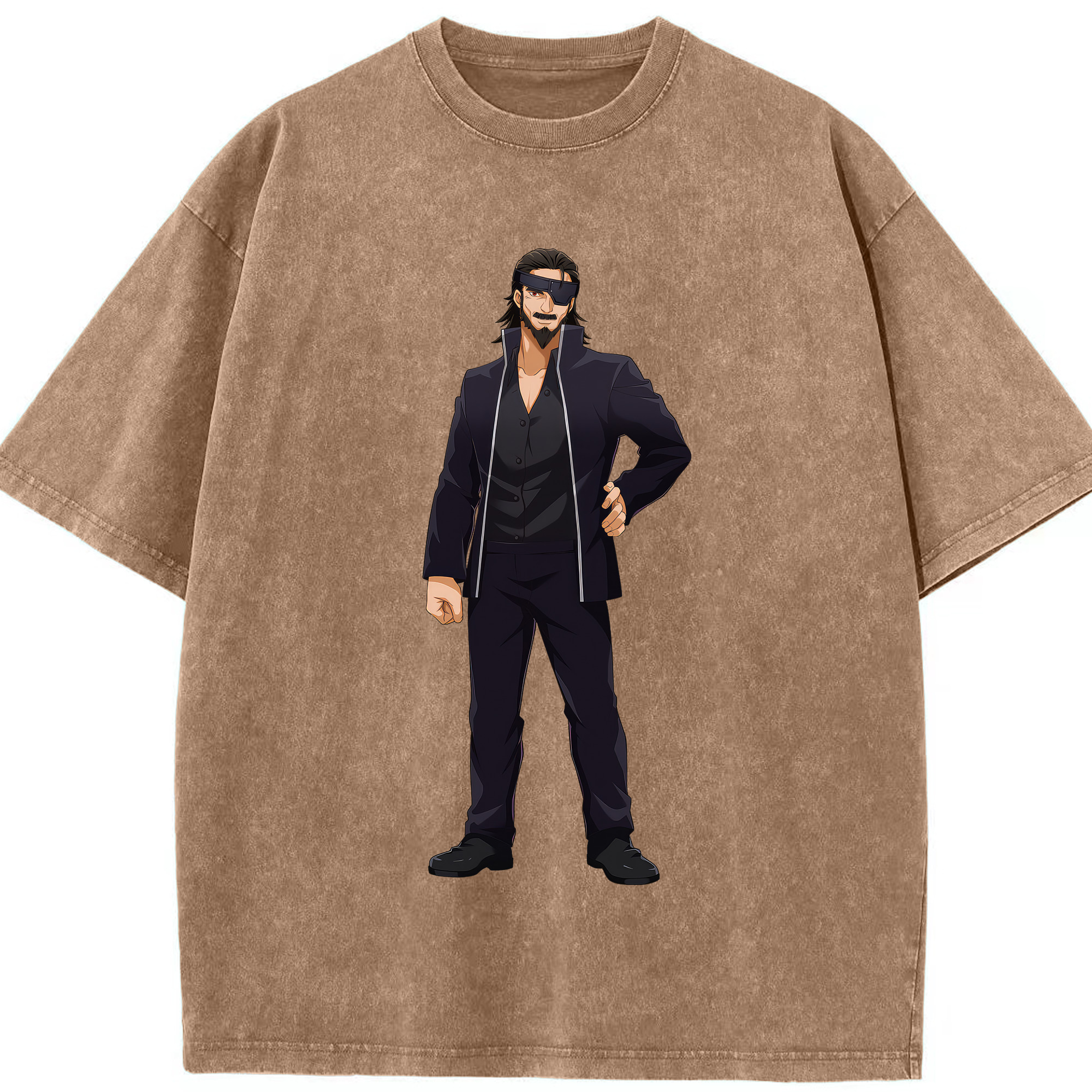 （画像用） 呪術廻戦 Jujutsu Kaisen 綿100% ヴィンテージ風 半袖Tシャツ（フロントプリント）