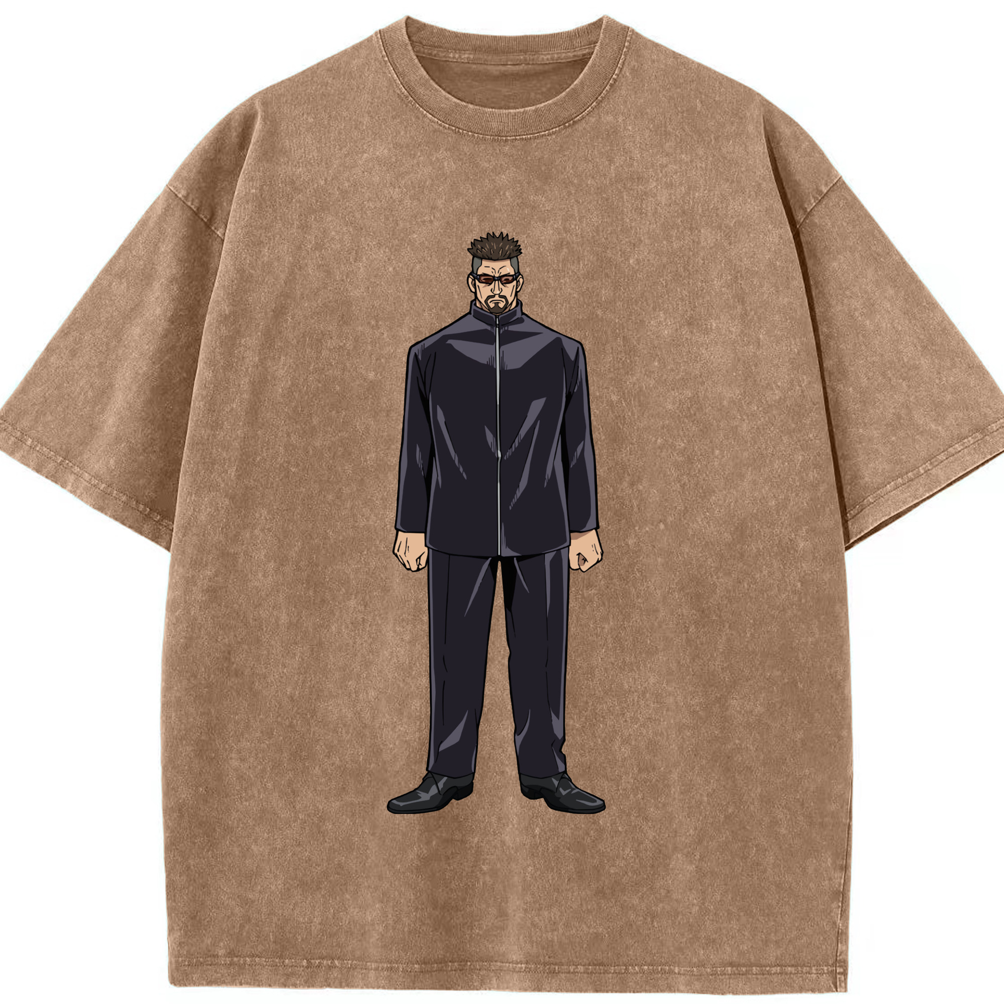 （画像用） 呪術廻戦 Jujutsu Kaisen 綿100% ヴィンテージ風 半袖Tシャツ（フロントプリント）