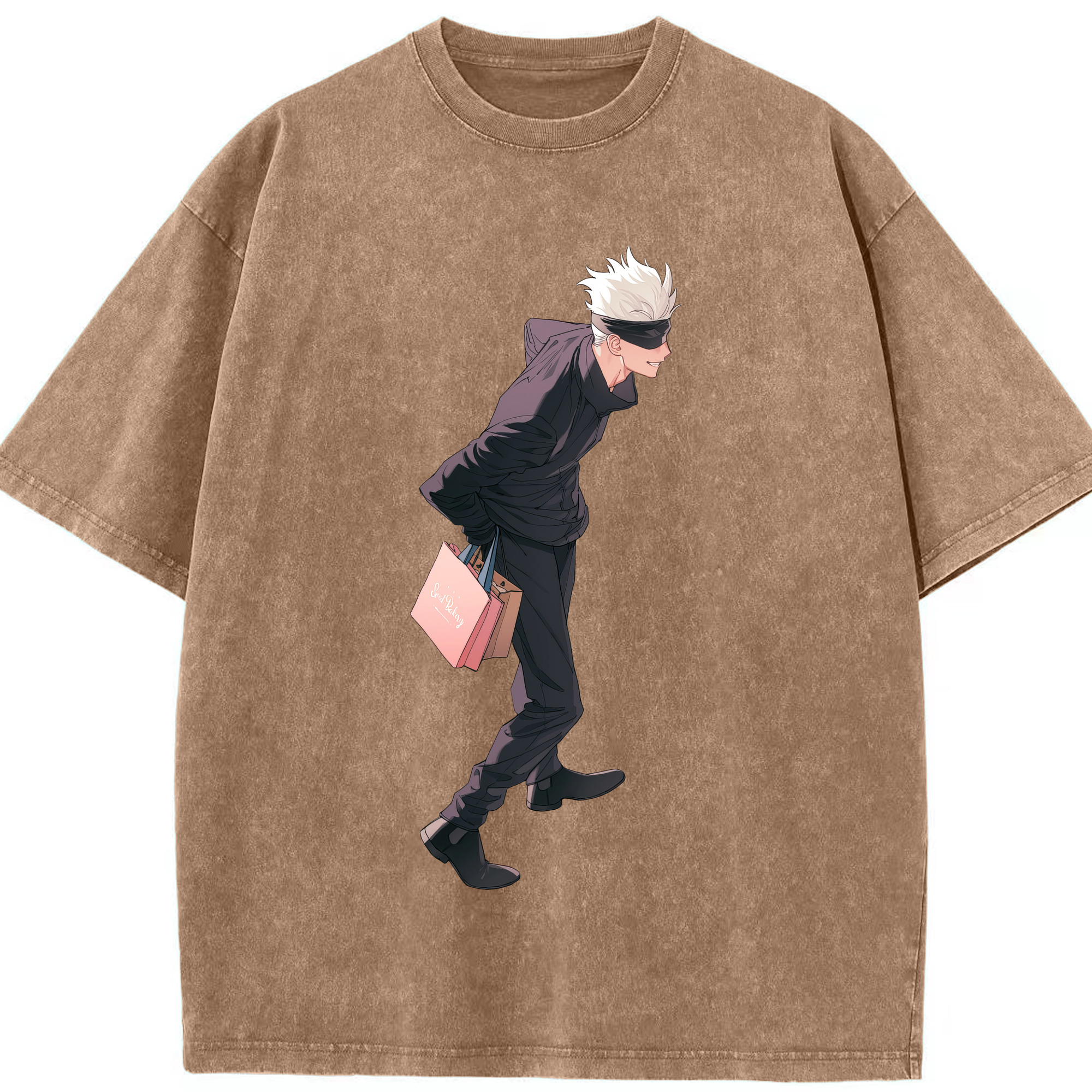 （画像用） 呪術廻戦 Jujutsu Kaisen 綿100% ヴィンテージ風 半袖Tシャツ（フロントプリント）