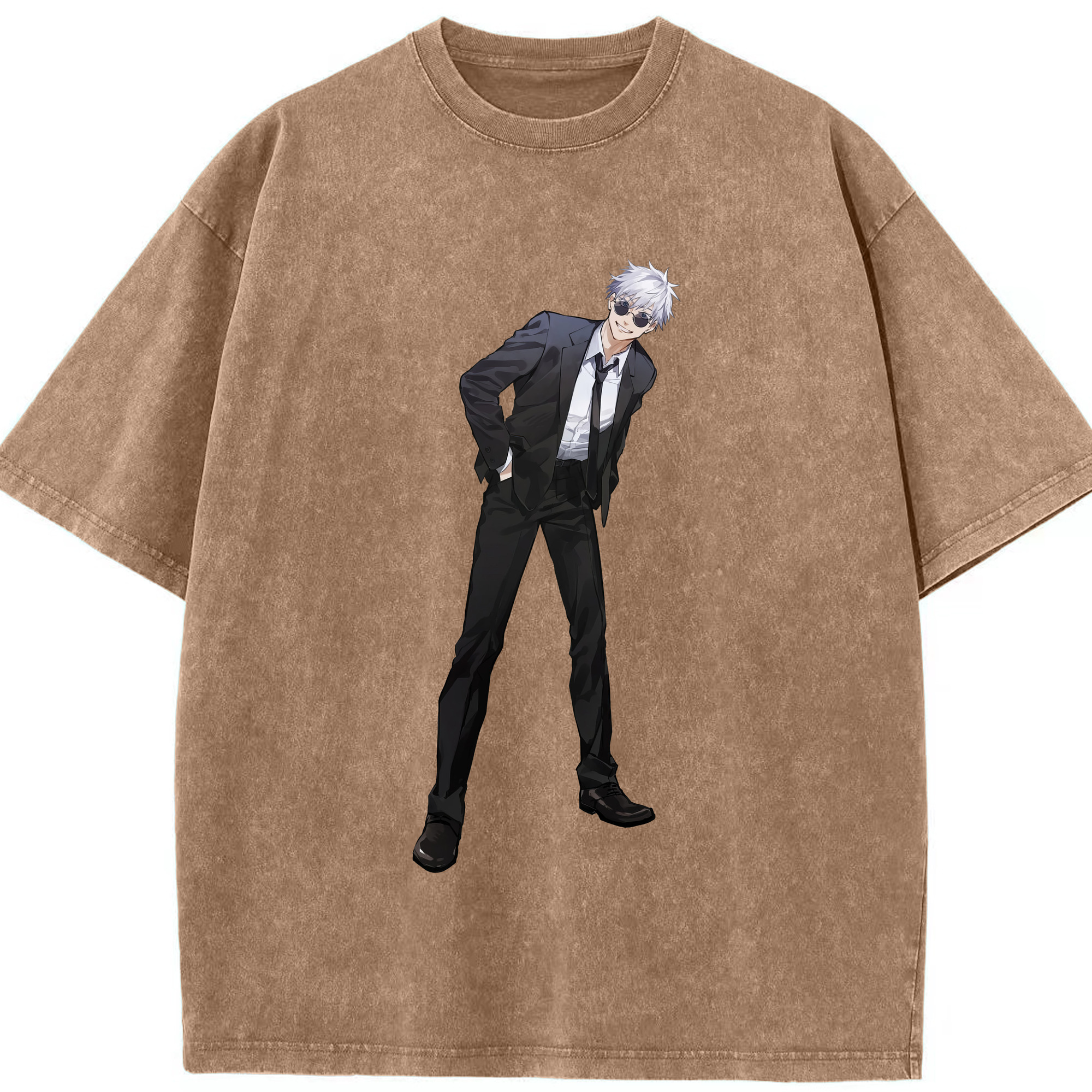 （画像用） 呪術廻戦 Jujutsu Kaisen 綿100% ヴィンテージ風 半袖Tシャツ（フロントプリント）