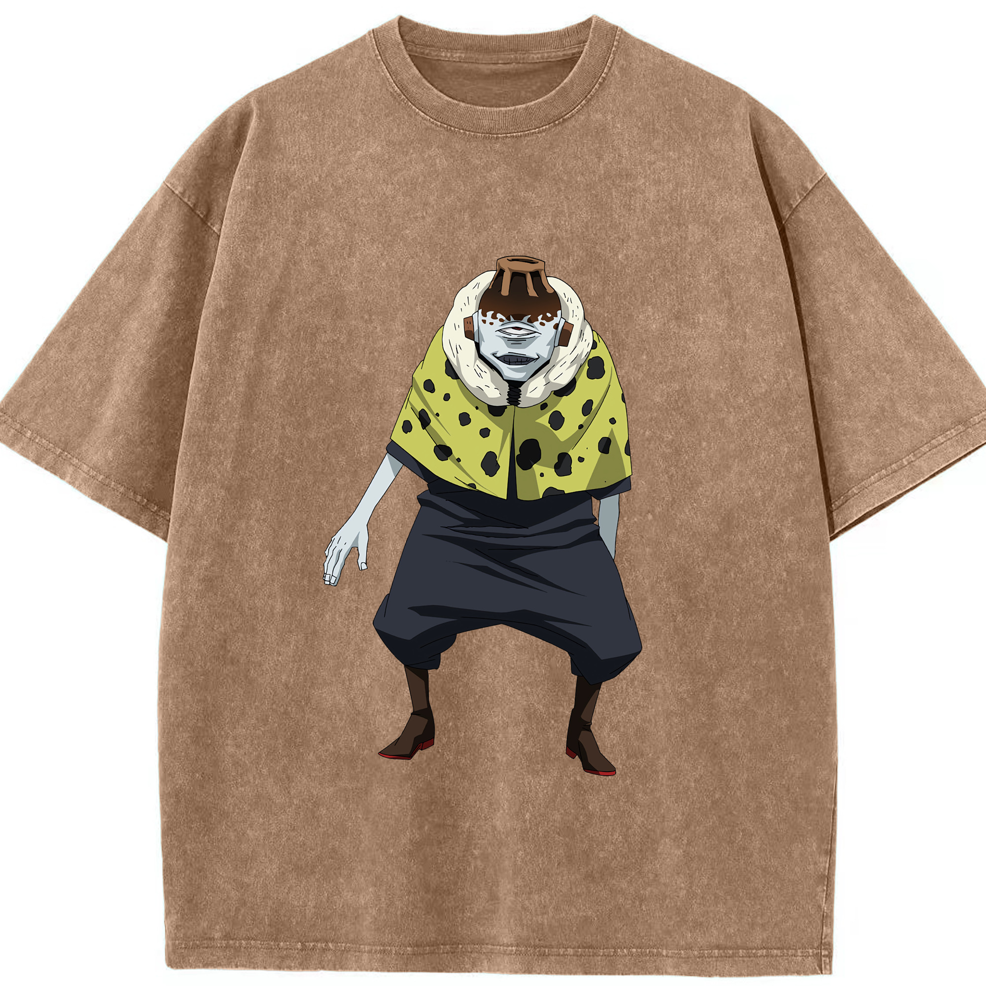 （画像用） 呪術廻戦 Jujutsu Kaisen 綿100% ヴィンテージ風 半袖Tシャツ（フロントプリント）