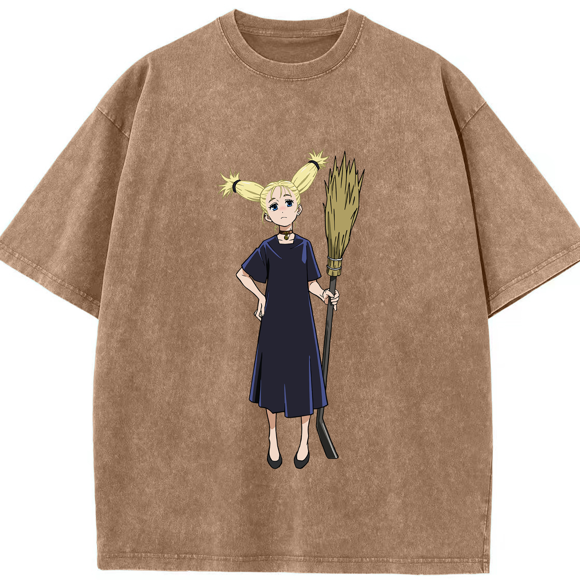 （画像用） 呪術廻戦 Jujutsu Kaisen 綿100% ヴィンテージ風 半袖Tシャツ（フロントプリント）