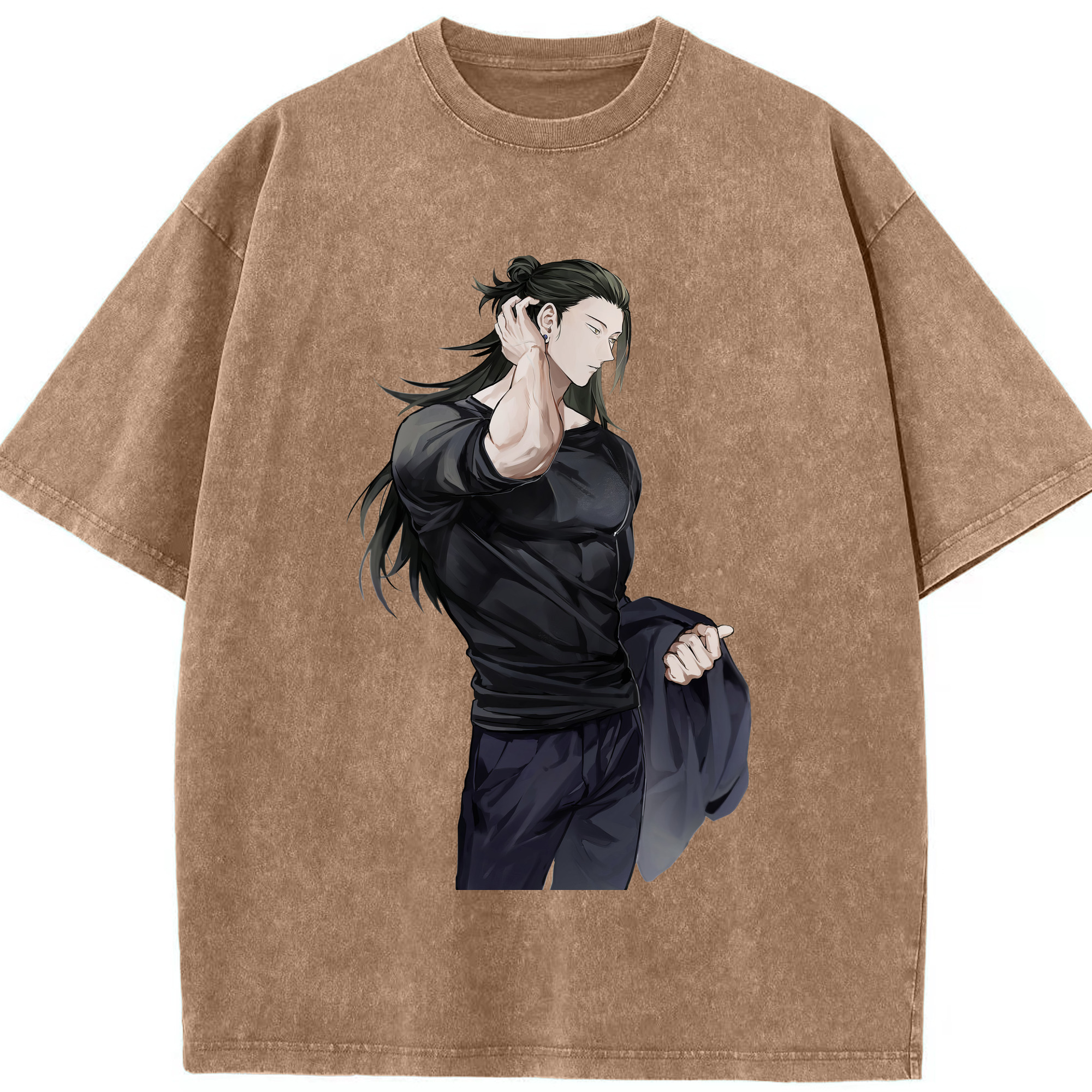 （画像用） 呪術廻戦 Jujutsu Kaisen 綿100% ヴィンテージ風 半袖Tシャツ（フロントプリント）