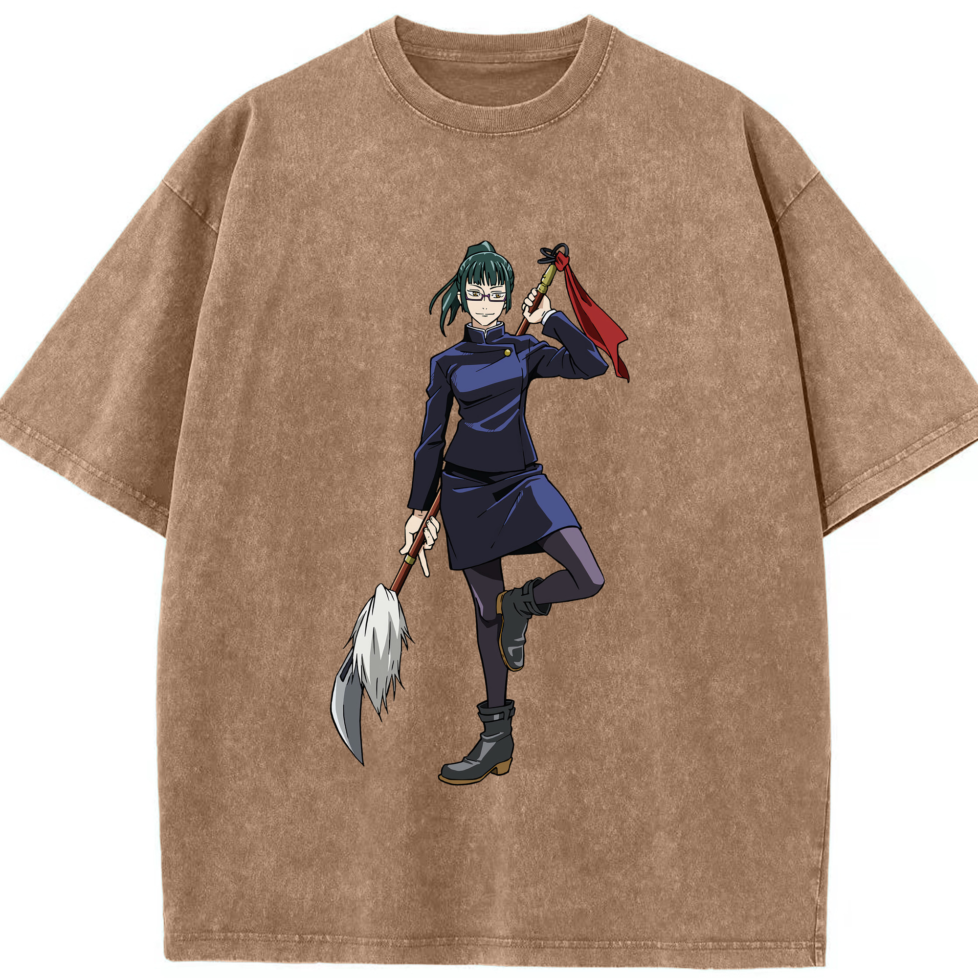（画像用） 呪術廻戦 Jujutsu Kaisen 綿100% ヴィンテージ風 半袖Tシャツ（フロントプリント）