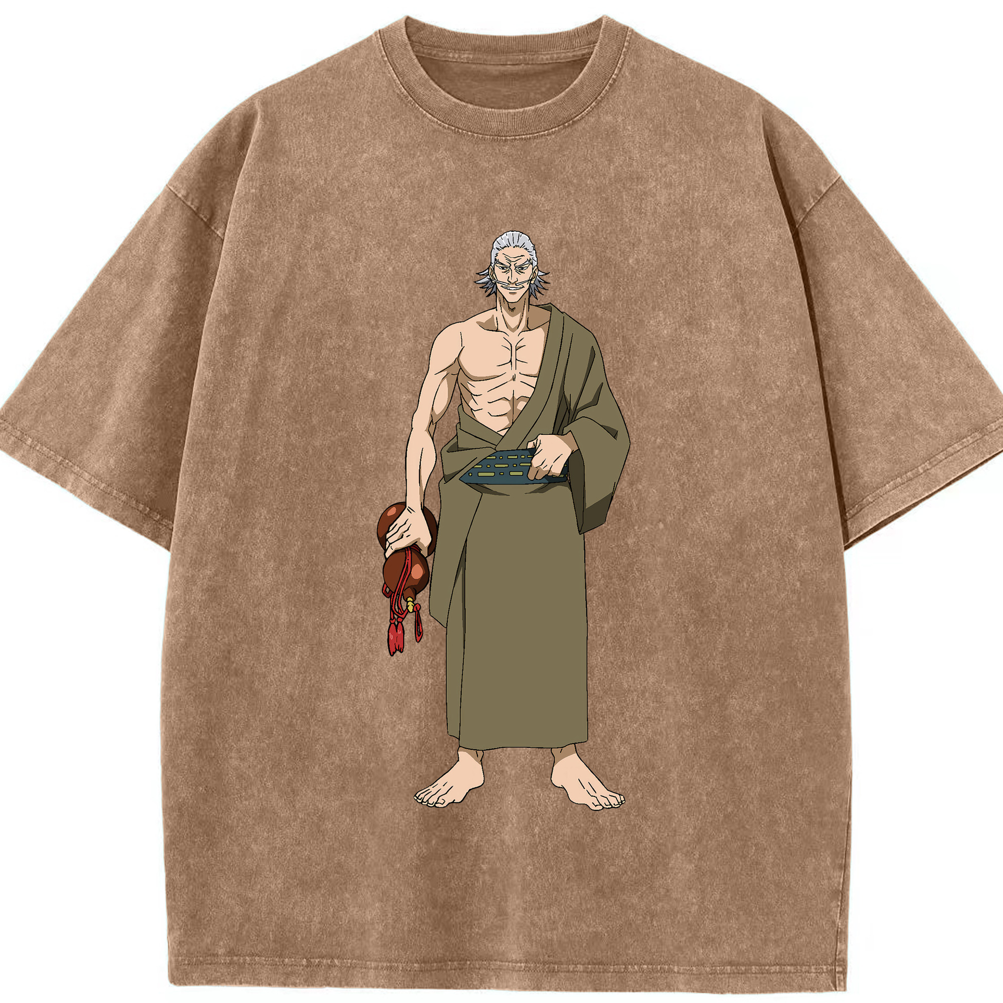 （画像用） 呪術廻戦 Jujutsu Kaisen 綿100% ヴィンテージ風 半袖Tシャツ（フロントプリント）