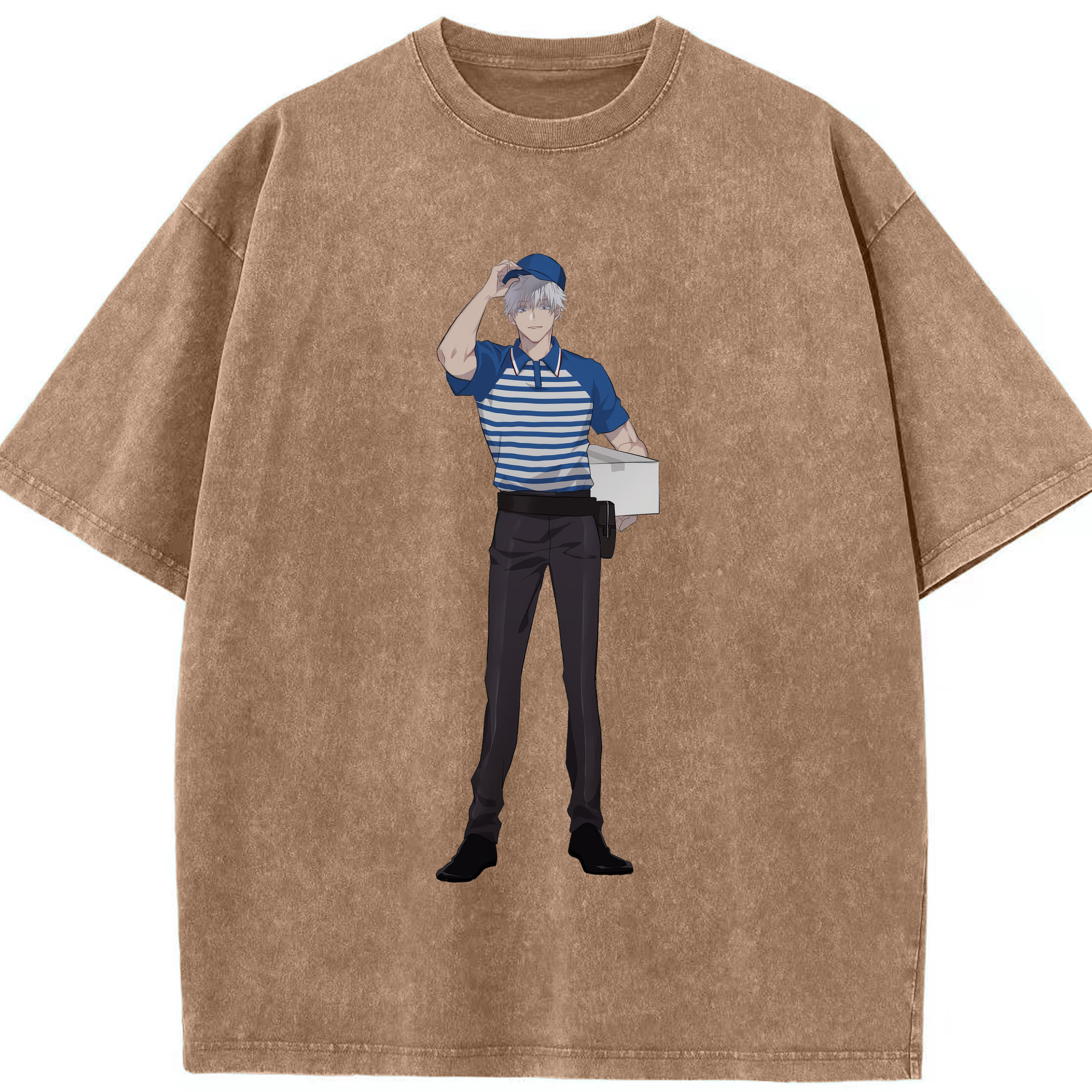 （画像用） 呪術廻戦 Jujutsu Kaisen 綿100% ヴィンテージ風 半袖Tシャツ（フロントプリント）