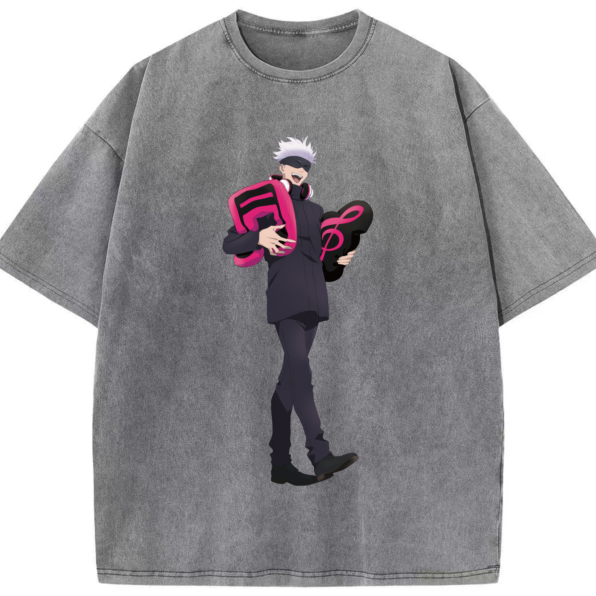 （画像用） 呪術廻戦 Jujutsu Kaisen 綿100% ヴィンテージ風 半袖Tシャツ（フロントプリント）