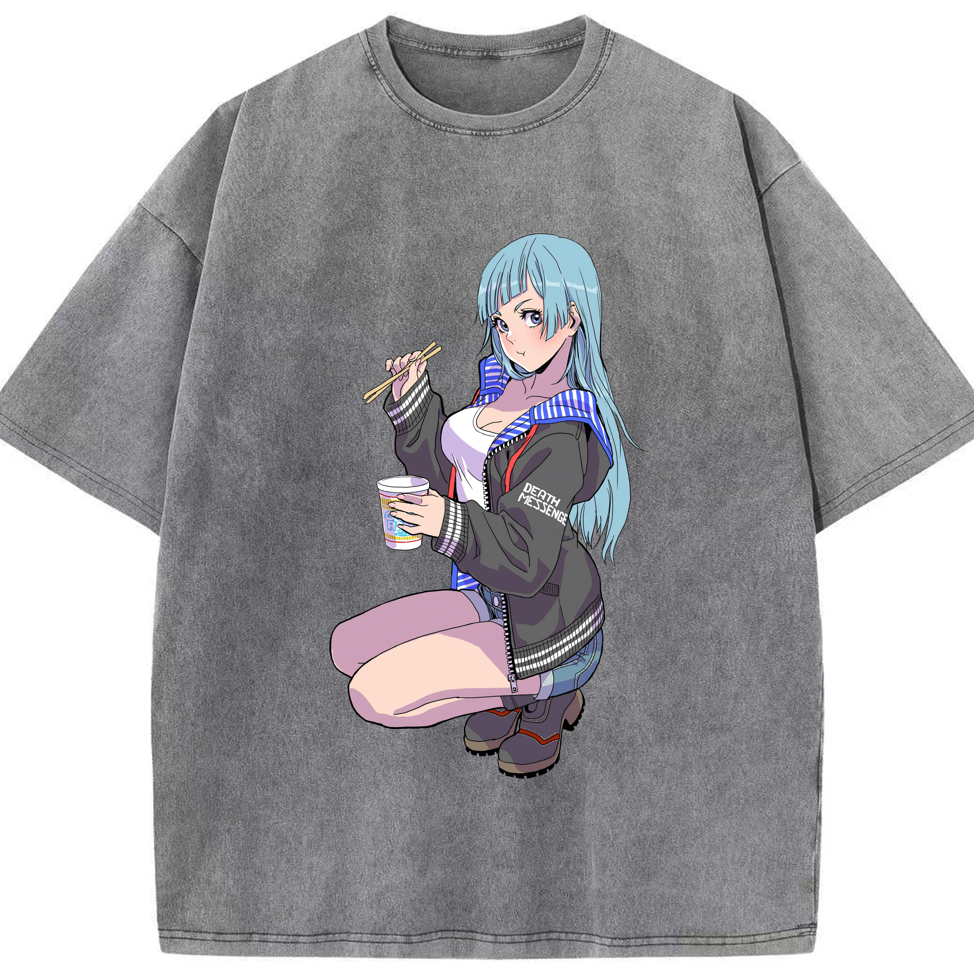 （画像用） 呪術廻戦 Jujutsu Kaisen 綿100% ヴィンテージ風 半袖Tシャツ（フロントプリント）