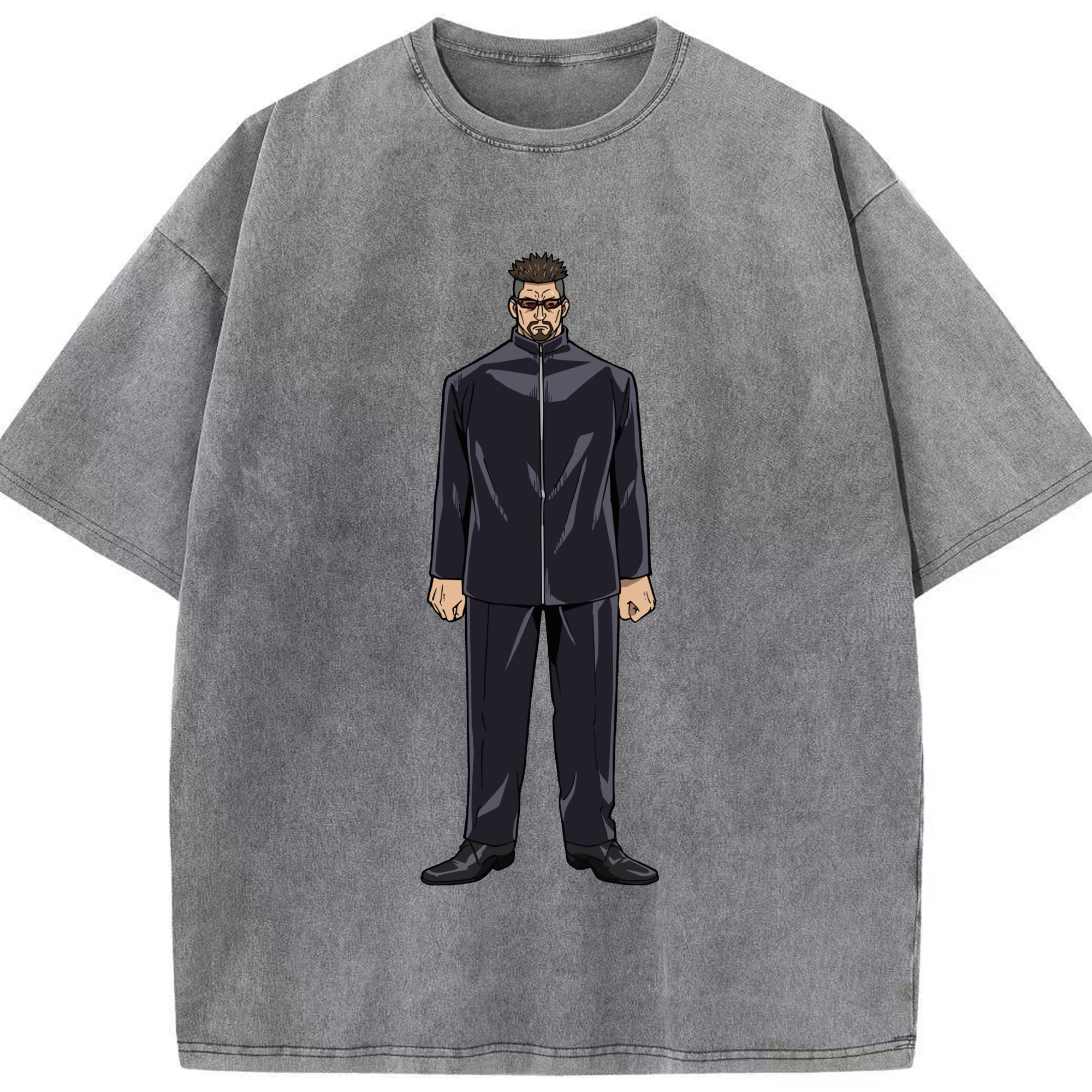 （画像用） 呪術廻戦 Jujutsu Kaisen 綿100% ヴィンテージ風 半袖Tシャツ（フロントプリント）