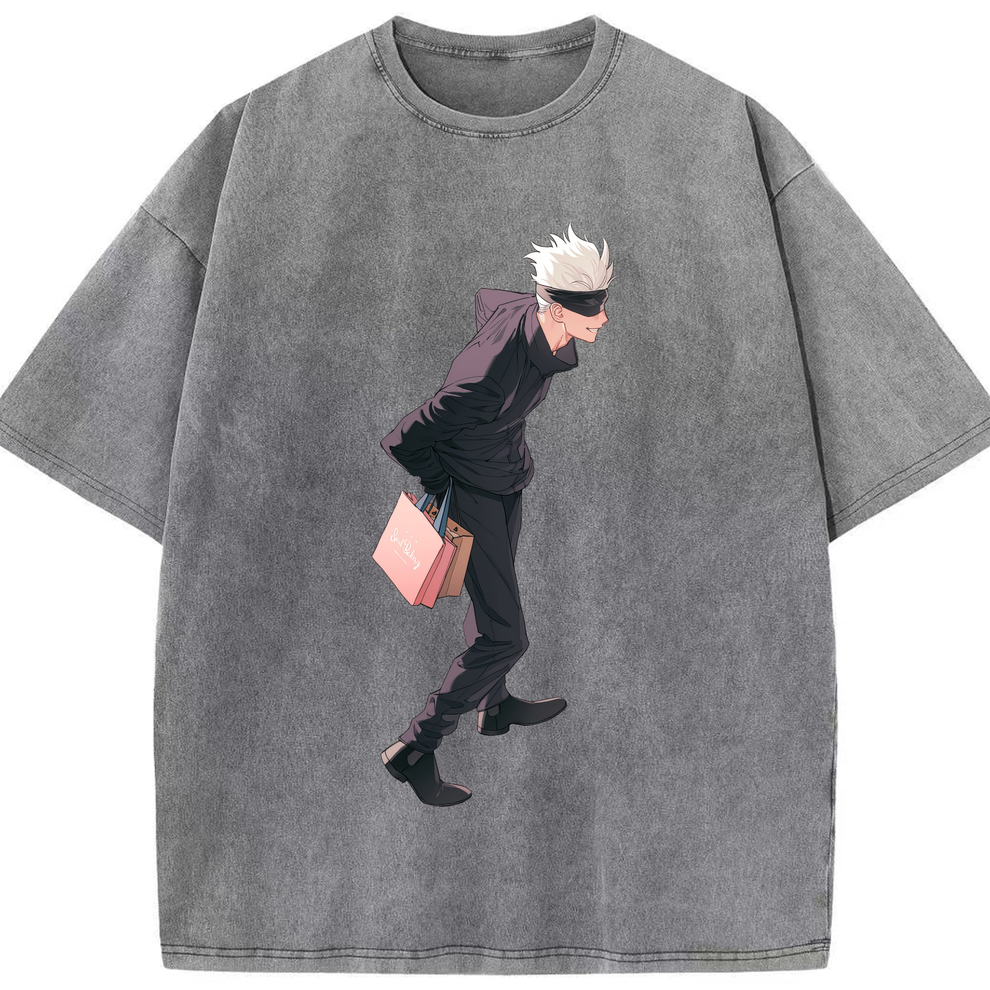 （画像用） 呪術廻戦 Jujutsu Kaisen 綿100% ヴィンテージ風 半袖Tシャツ（フロントプリント）