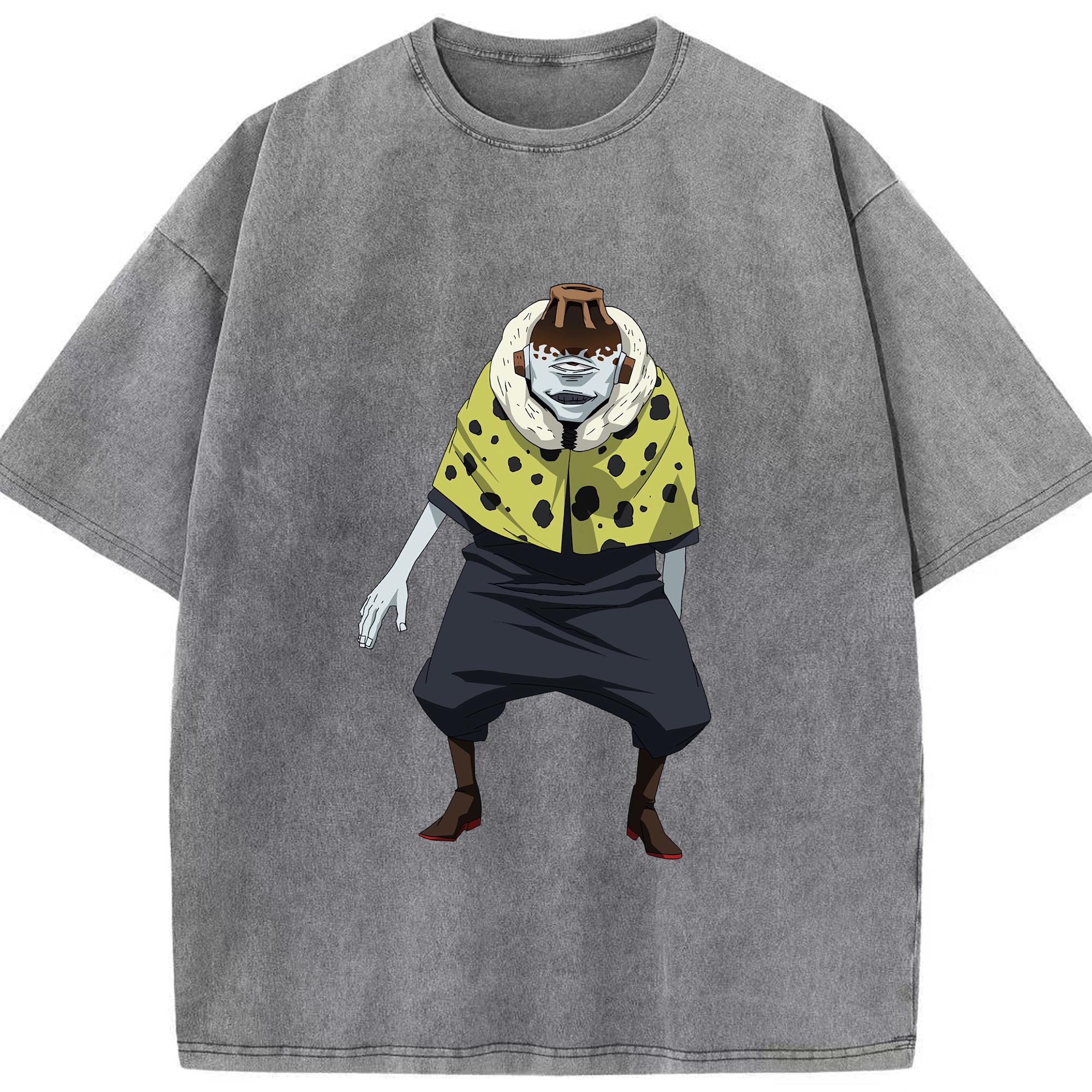 （画像用） 呪術廻戦 Jujutsu Kaisen 綿100% ヴィンテージ風 半袖Tシャツ（フロントプリント）